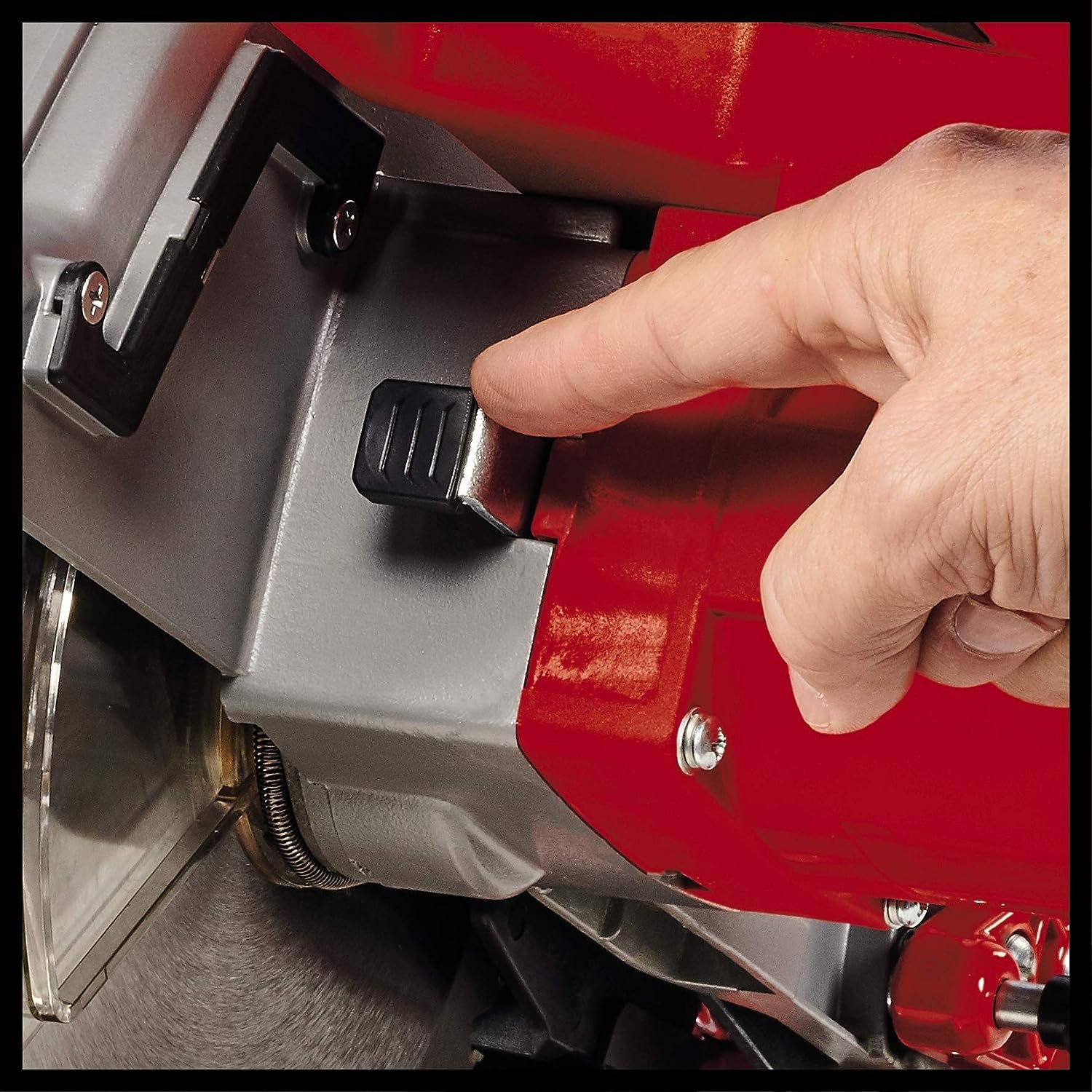 Einhell Scie à onglet TC-MS 216 1600 W table aluminium coulé sous pression pivotante inclinable 45° lame carbures tungstène