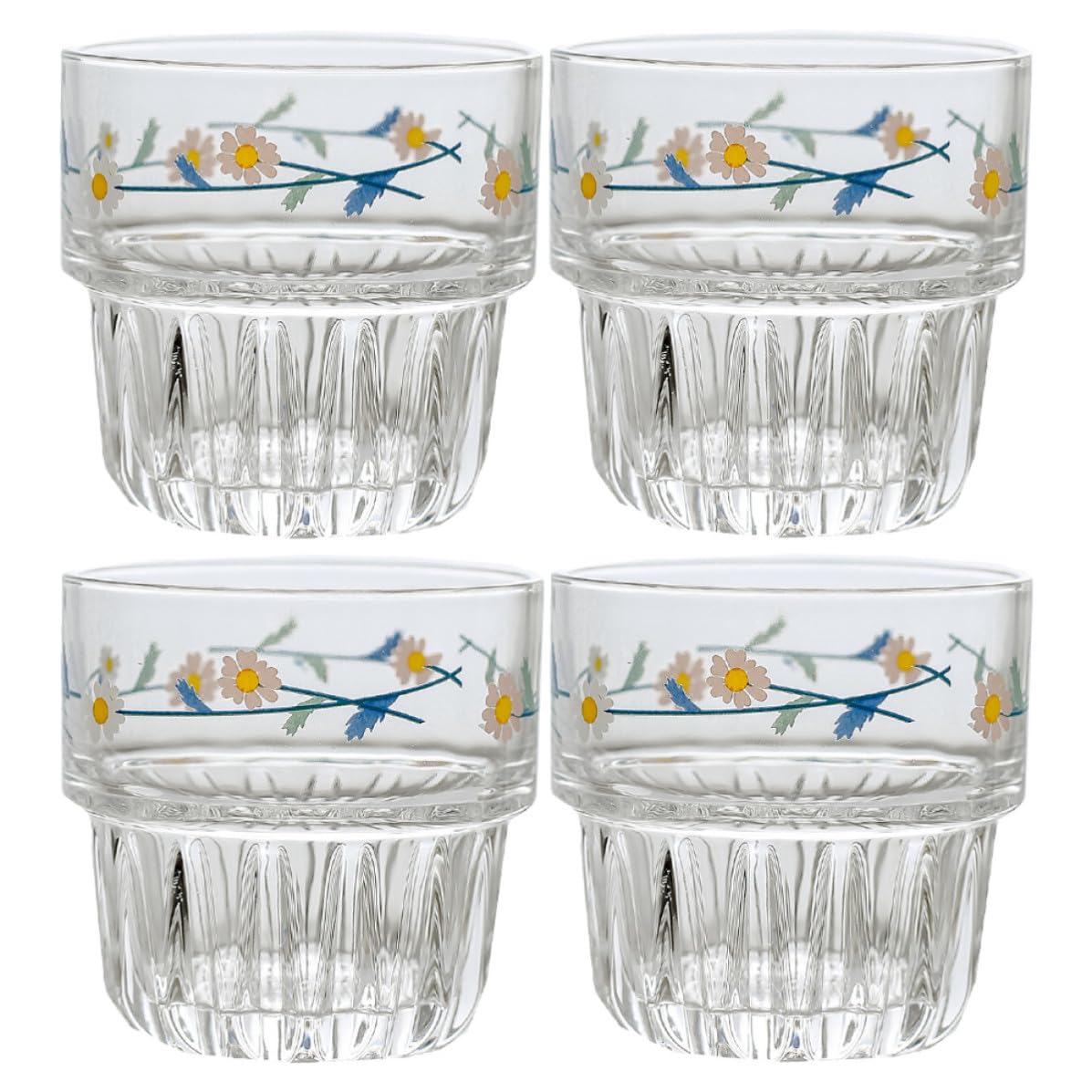 Tasses à café en verre marguerite pour réenchanter votre espace de détente