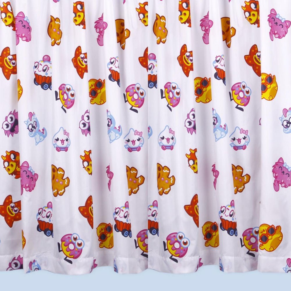 Character World Multicoloured 72-Inch Moshi Monsters Moshlings Curtains, Multi-Color