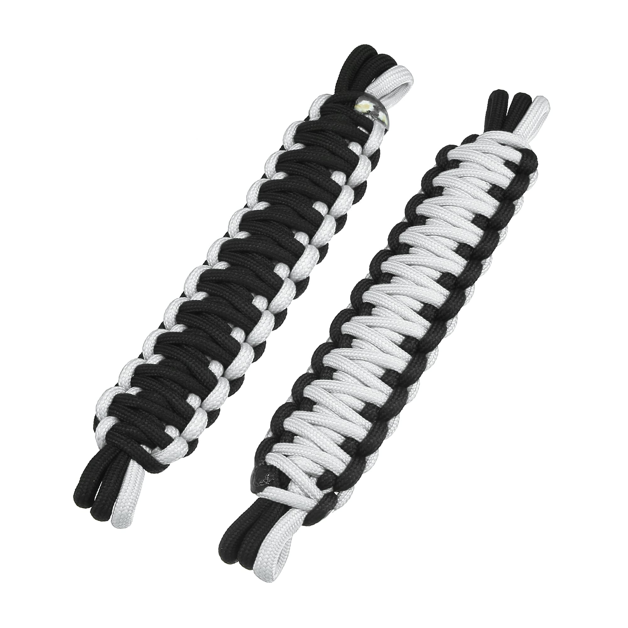 A ABSOPRO Door Strap Swing for Jeep Wrangler 87-21 Black Grey (Set of 2)