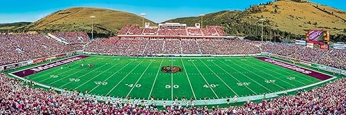 Miniatura 8 de MasterPieces - Rompecabezas de 1000 piezas, NCAA Montana Grizzlies, vista panorámica del estadio de fútbol, divertido para adultos y familia, 13 x