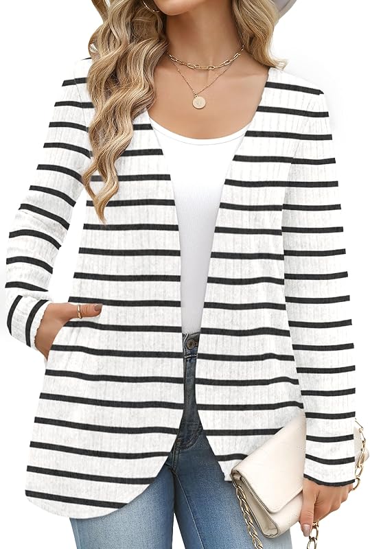 WIHOLL Womens Long Sleeve Shirts Fall Cardigan – Size Large in this deal