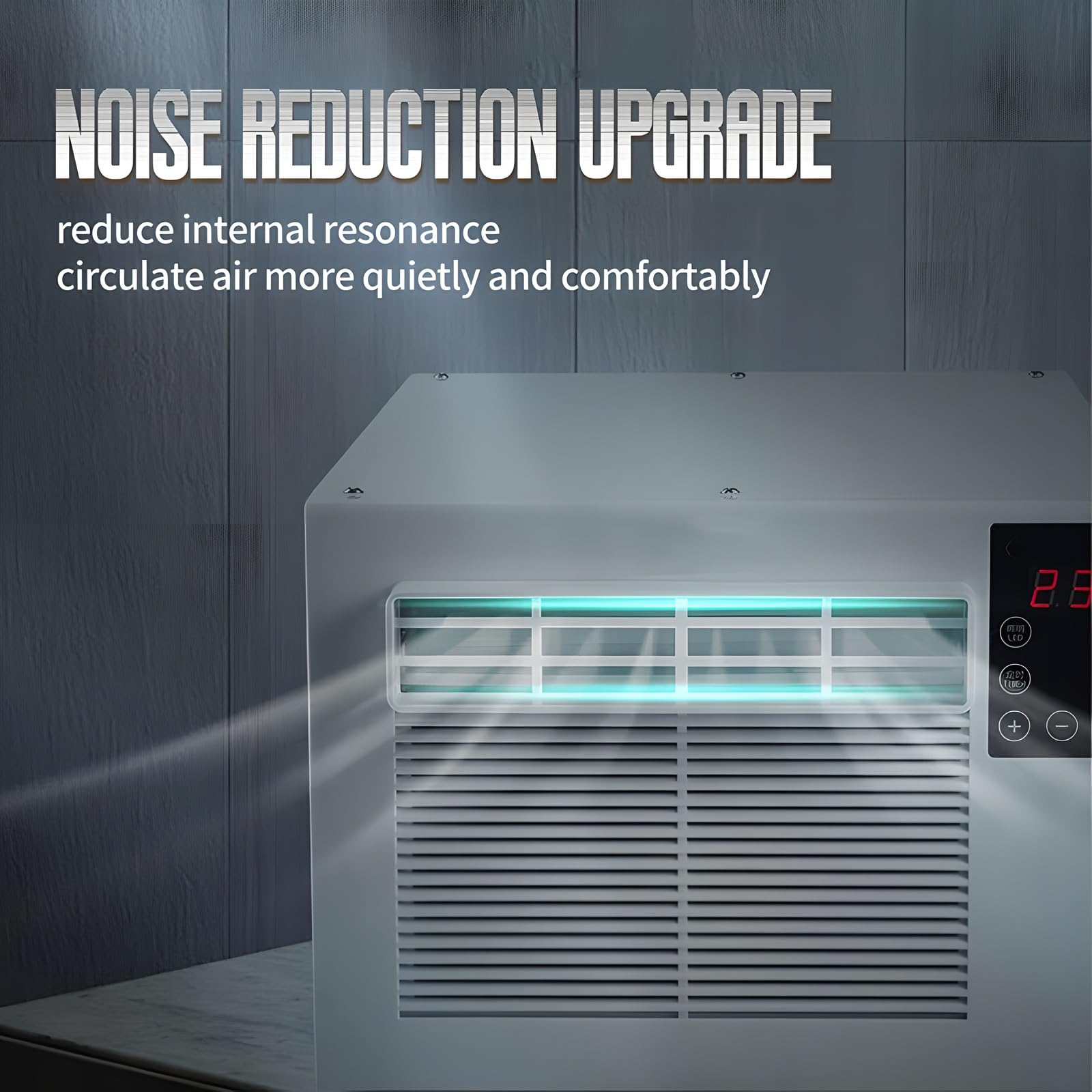 unità AC Portatile, 3-in-1 Cool Vent Dehumidify, 1876 BTU Raffreddamento Silenzioso per dormitorio, Ufficio, Camper, 5-8 Metri cubi, Risparmio energetico con Telecomando Timer