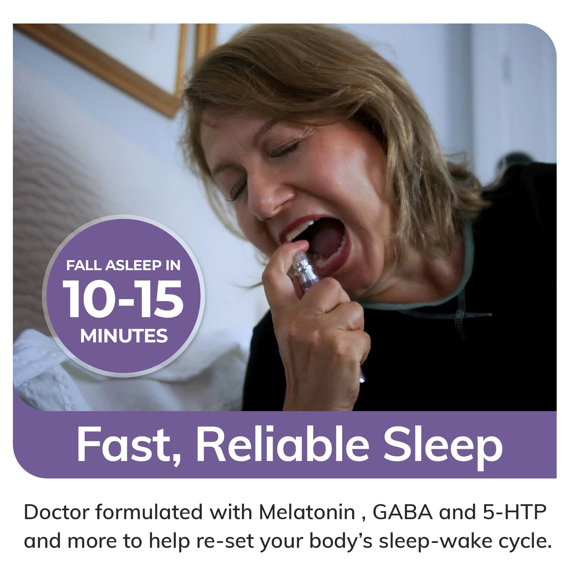 Fast-Acting Natural Sleep Aid Spray with Melatonin 1 mg, GABA, & 5HTP — Amazon image 6