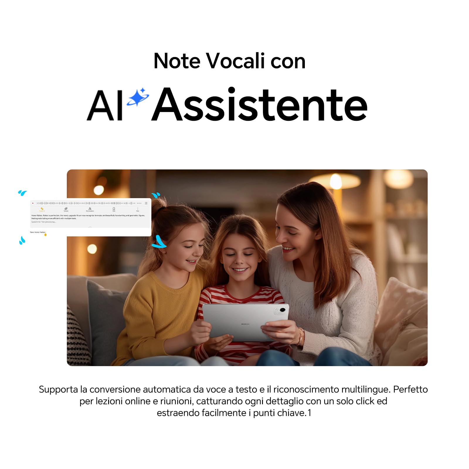 HONOR Pad X9a Tablet 11,5" 2.5K 120Hz, 6GB RAM 128GB, Batteria 8300mAh, 4 Altoparlanti, Snapdragon 685, Android 15, Tablet per Studenti e Famiglia, Corpo in Metallo, Grigio