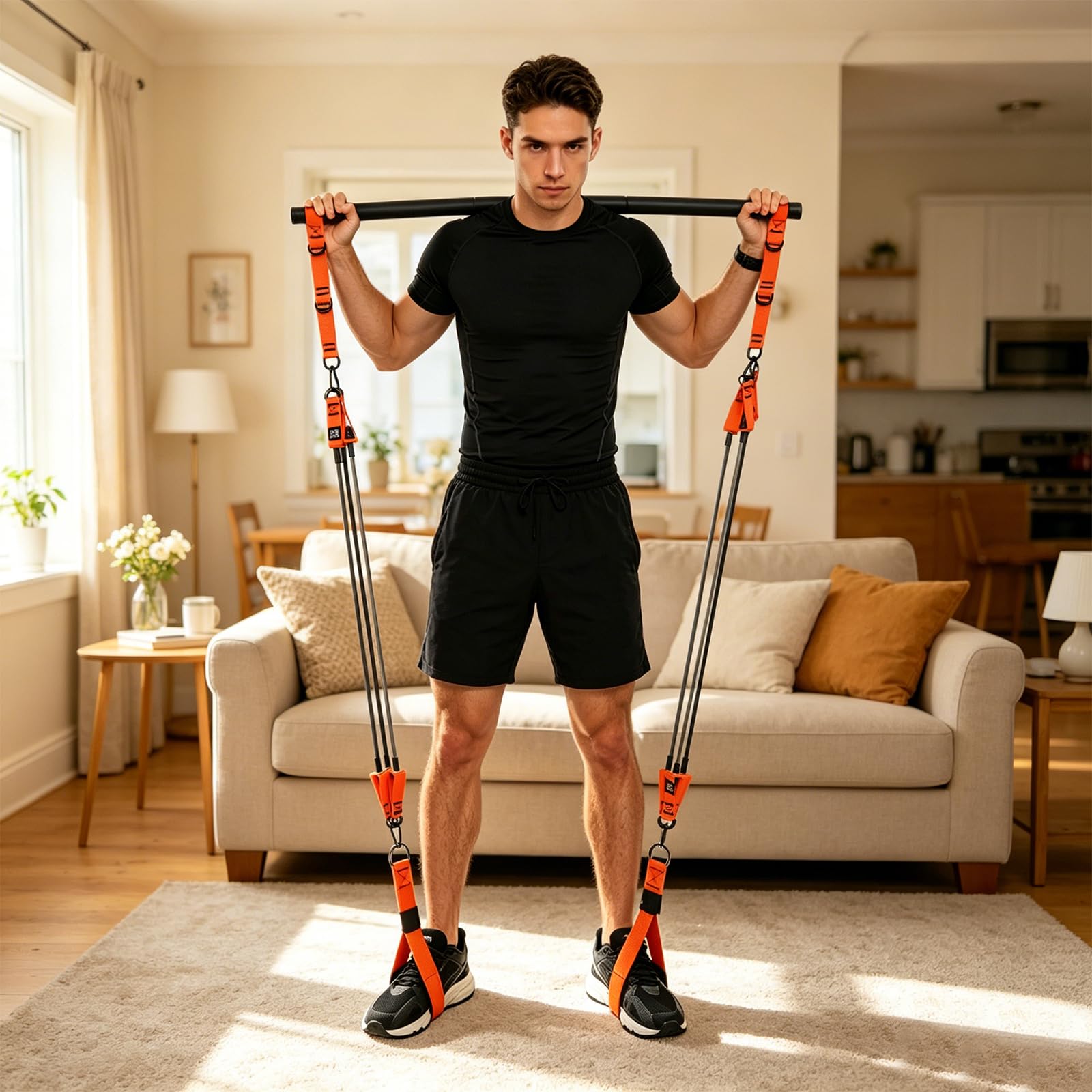 Juego de 6 bandas de entrenamiento duraderas y versátiles