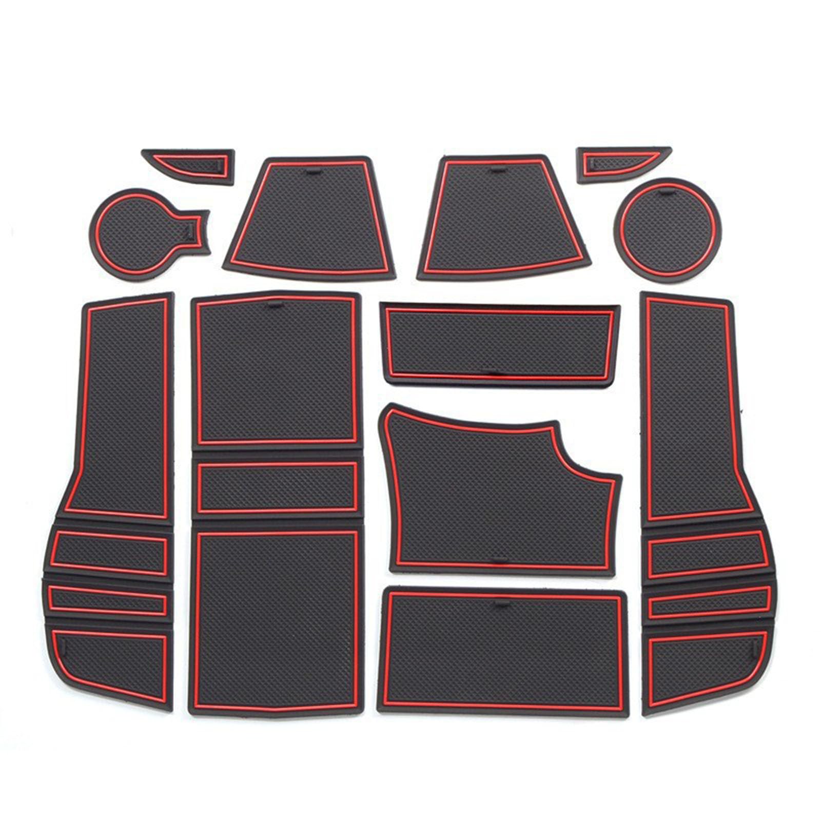 Tapis en caoutchouc pour console centrale Peugeot 2008 ajustement premium pour habitacle LHD