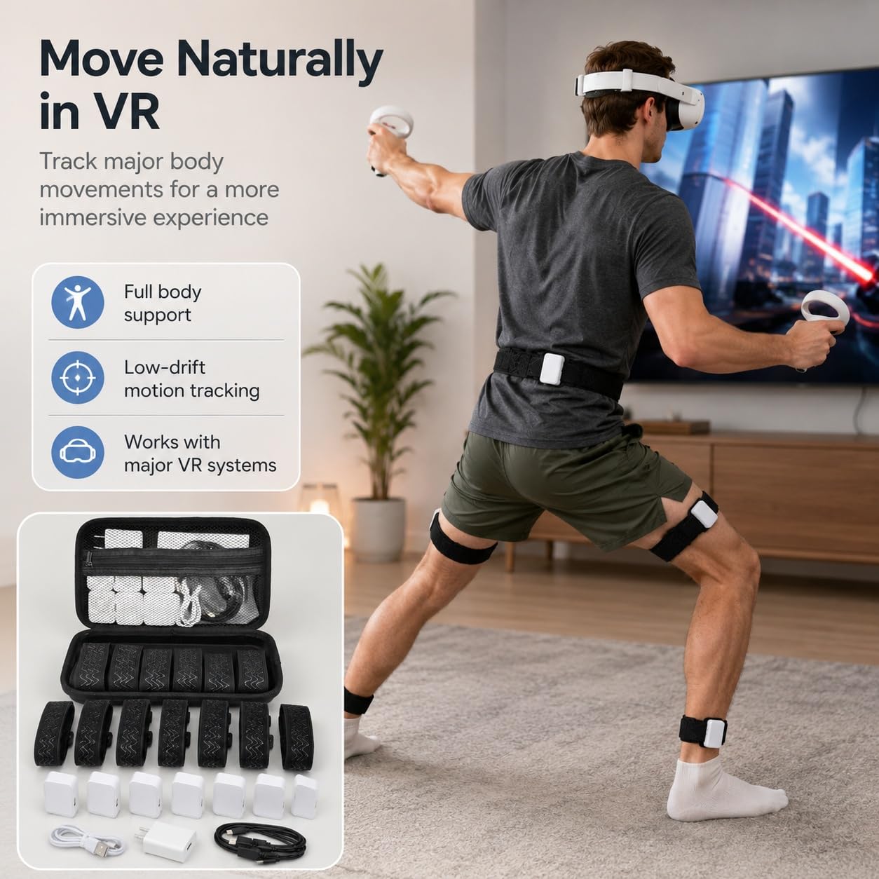 Amazon.com: Full Body Trackers Compatible with SlimeVR – 6 Low