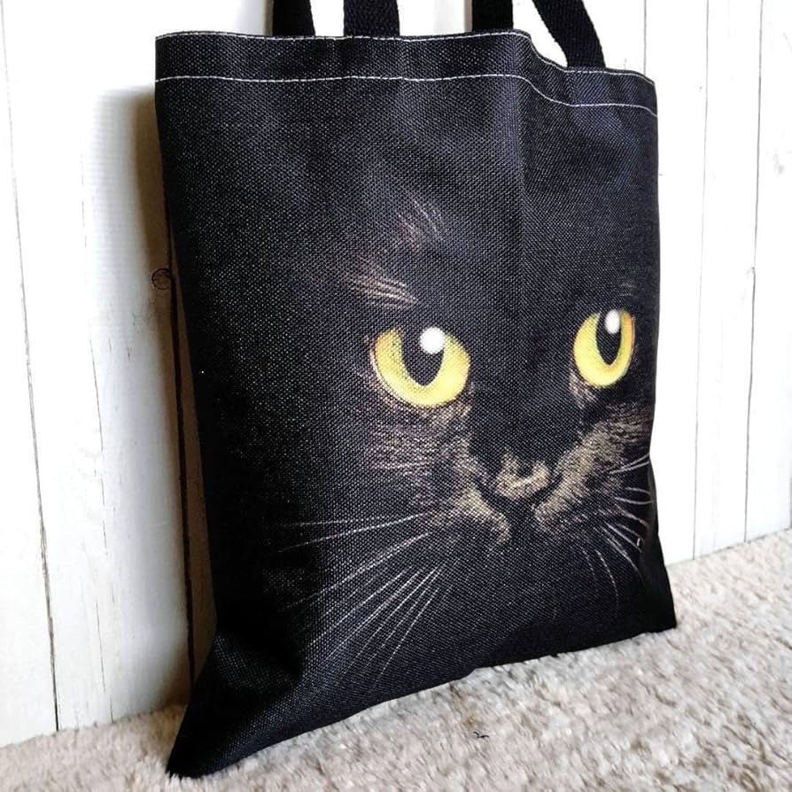 ネコ デザイン エコバッグ 黒 トートバッグ たためる たっぷり 収納 Amazon.co.jp: エコバッグ 折りたたみ 面白い 黒猫 白い猫