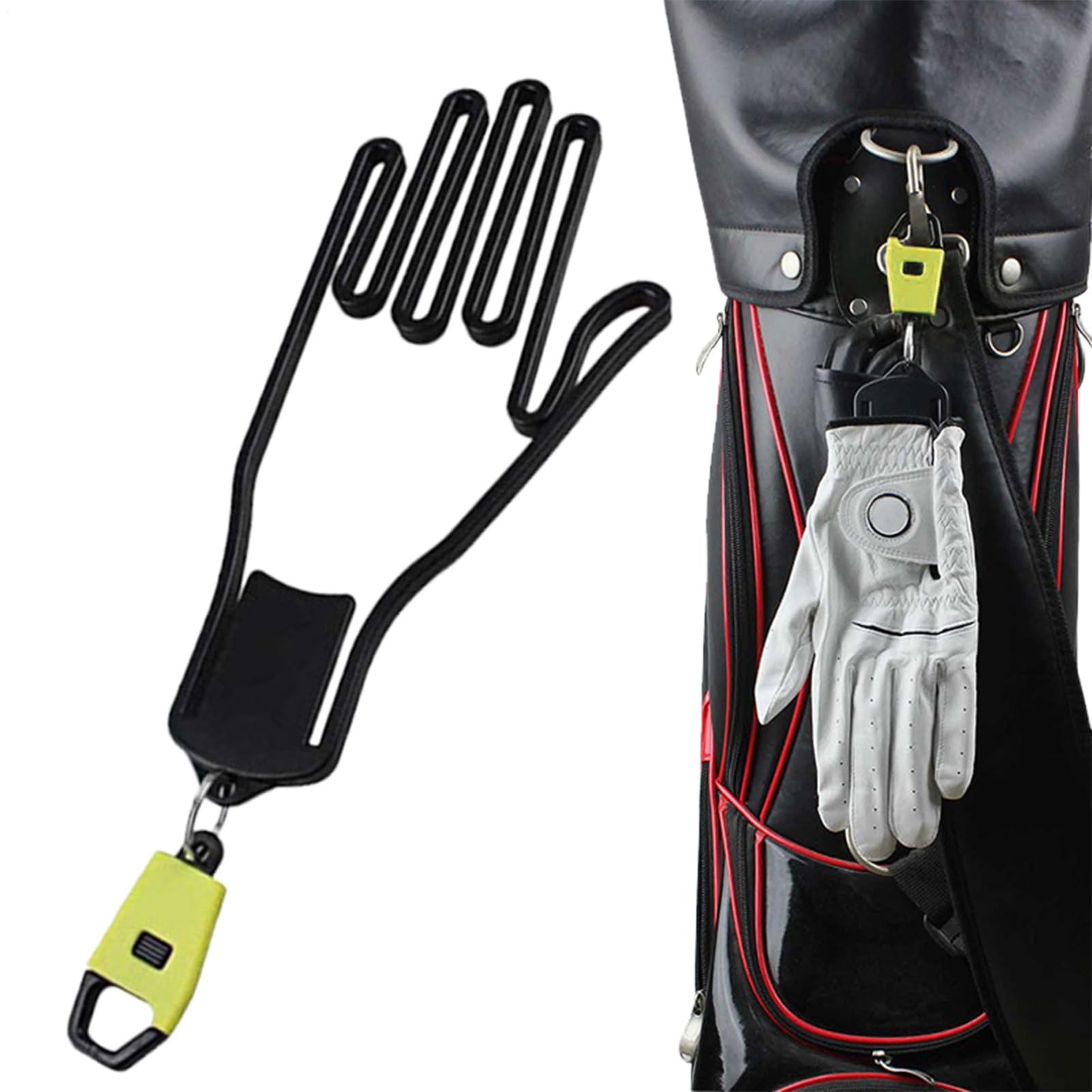Support de gant de golf | Support de séchage universel avec porte-clés, étirement de gant de golf, pour l'entraînement, les cours de conduite, les sports d'intérieur dans le jardin, les loisirs, la