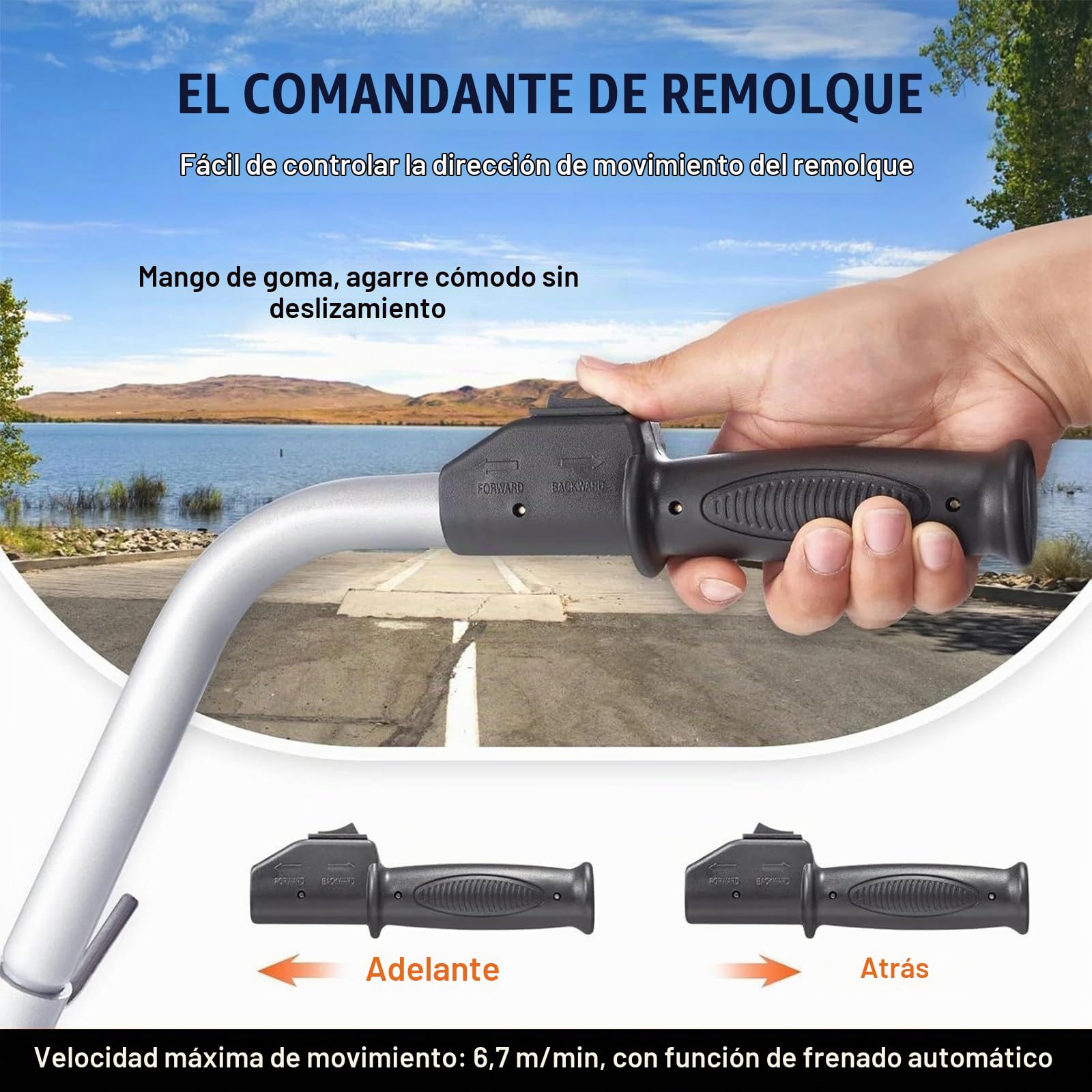 Remolque Rueda Jockey Remolque eléctrico Carro Rueda Jockey Remolque 12V Ayuda de maniobra eléctrica Remolque Remolque Caravana
