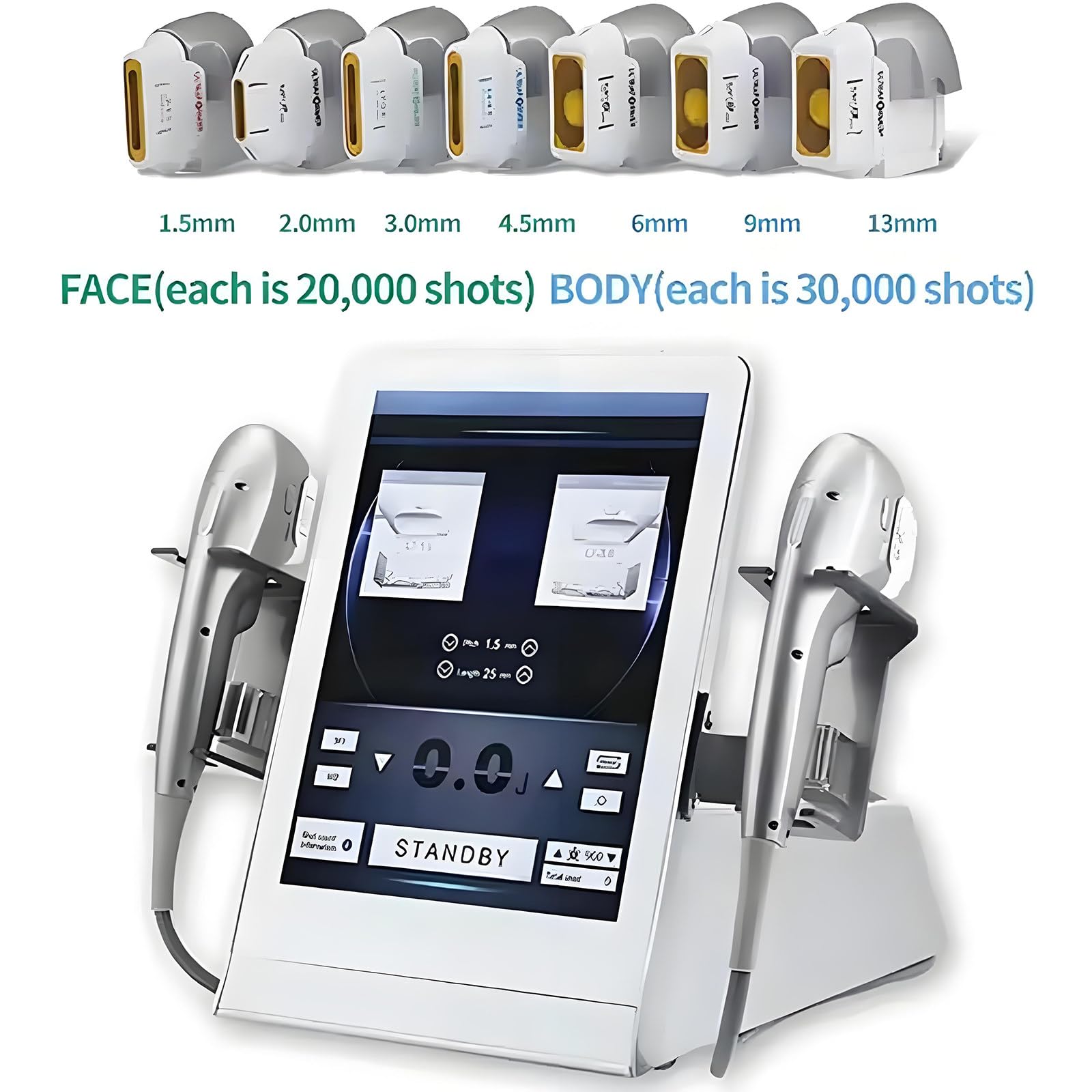 Dispositivo di Bellezza 7D HIFU per modellamento corporeo, diatermia, Dimagrimento, rimozione del Grasso corporeo, Lifting Viso Professionale, rassodamento della Pelle, Sollievo dal Dolore