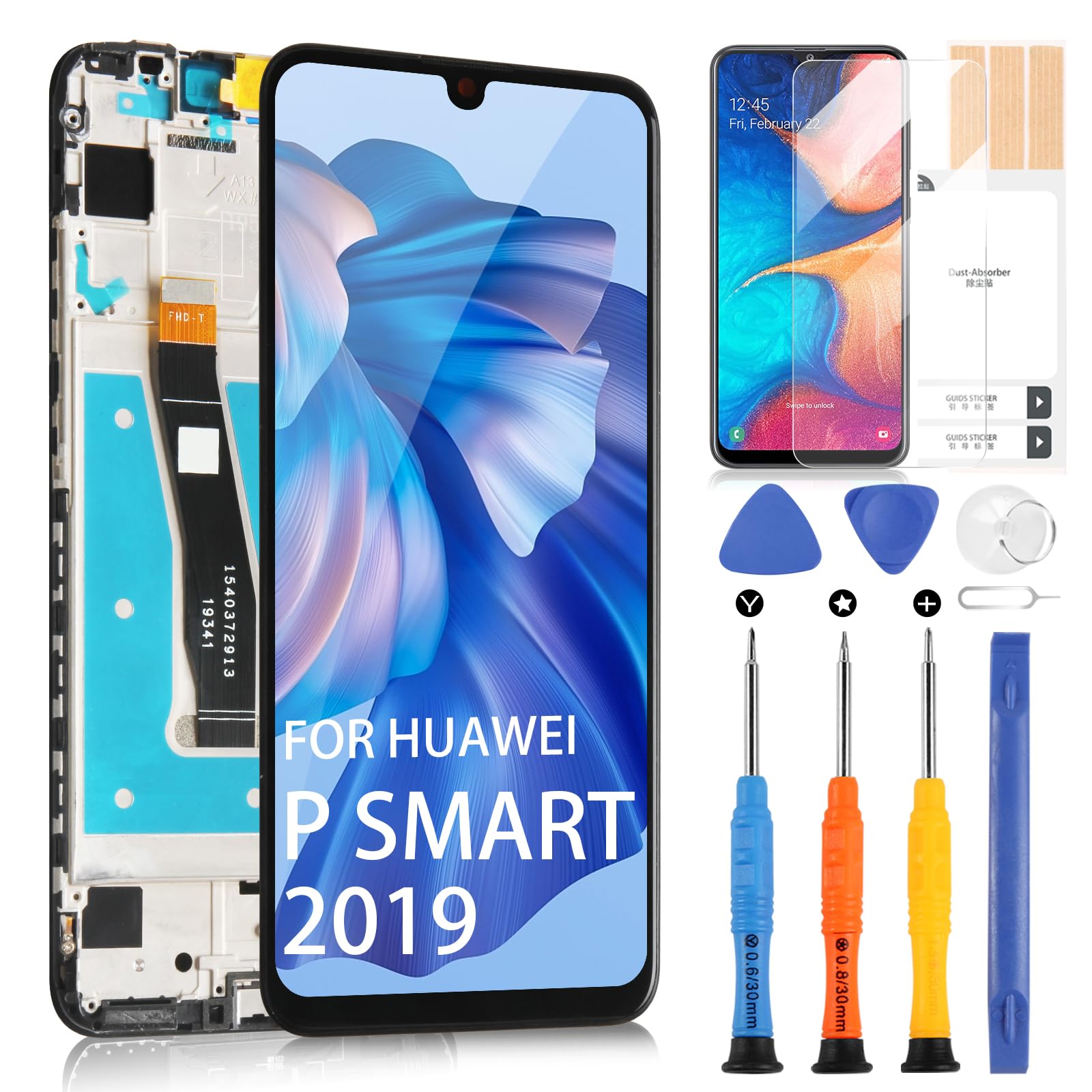 Màn Hình Cảm Ứng Lcd 6.21 Inch Cho Huawei P Smart 2019 Pot-lx1 L21 Lx3 - Foto 3