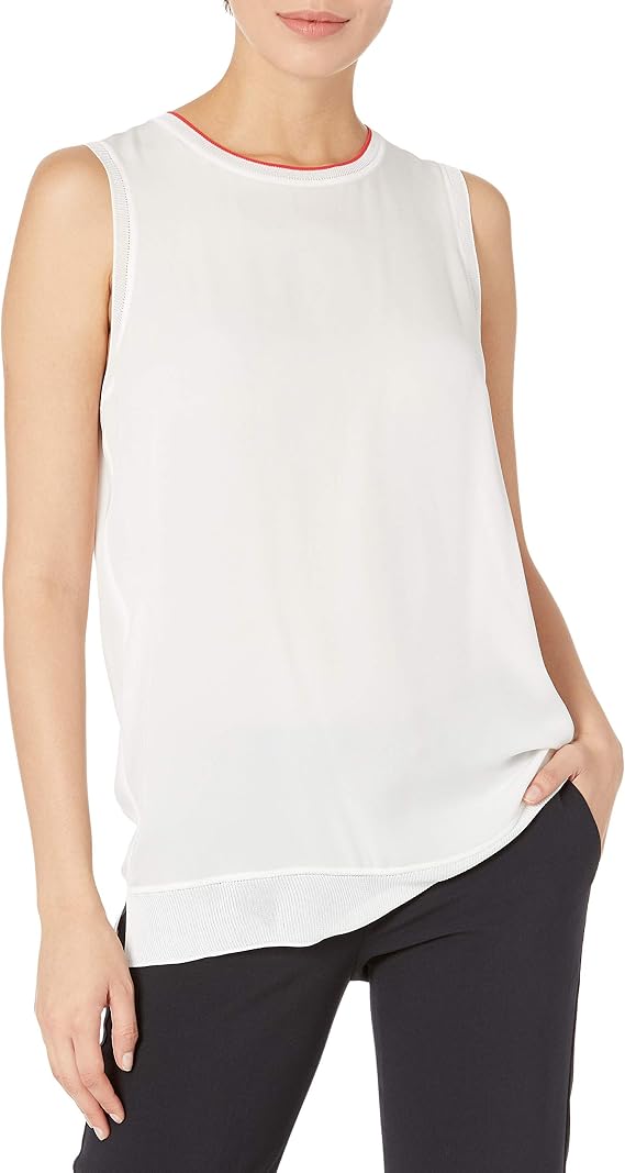 Sleeveless Lewie Silk Top at Amazon 