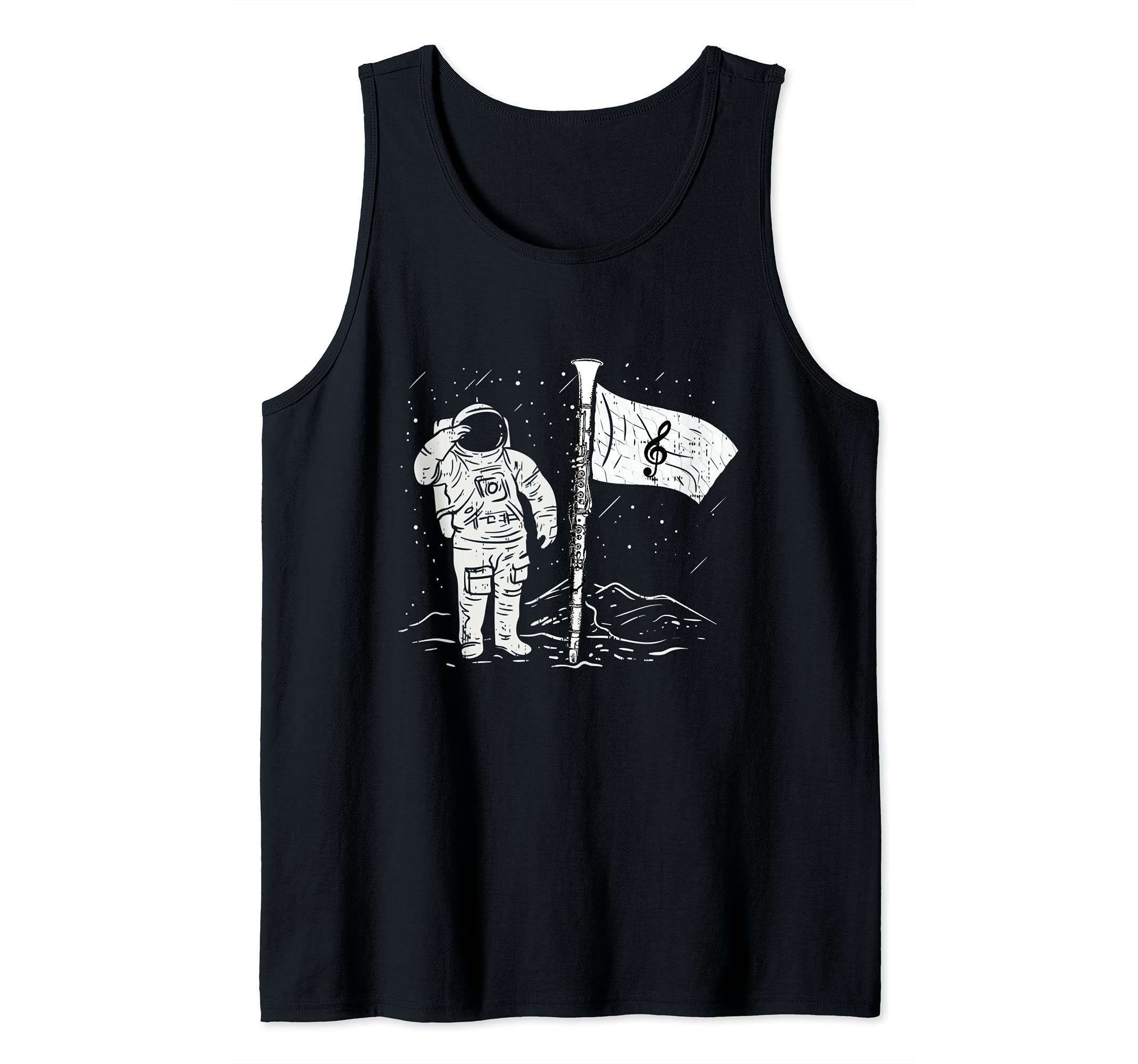Funny Clarinet For Clarinetists Clarinet Lovers Tank Top, Black