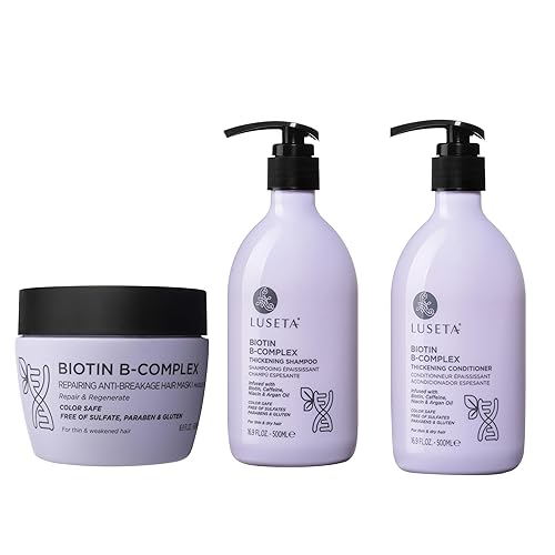 Luseta B-Complex - Set de champú y acondicionador con mascarilla para el cabello