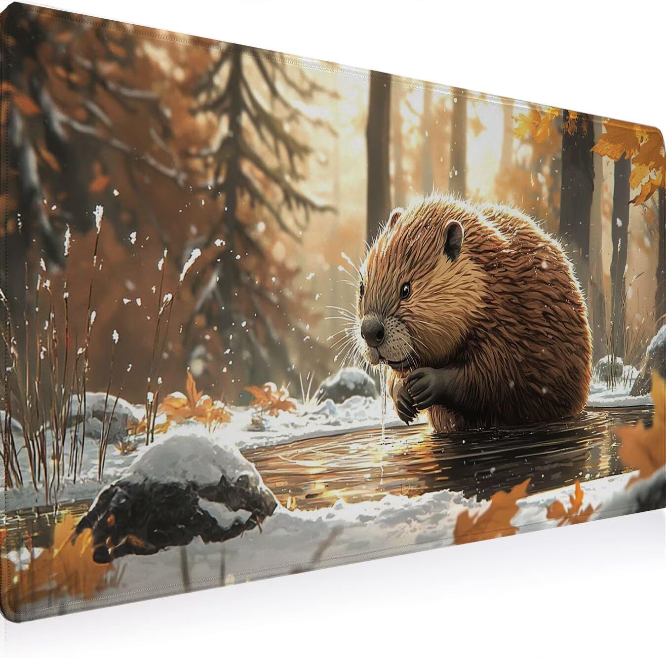 Podkładka pod mysz, podkładka pod mysz XXL 1200 x 600 mm podkładka pod mysz dla graczy, wodoodporna gumowa podstawa, duża podkładka pod mysz do gier na biurko zszyte krawędzie wodoodporna
