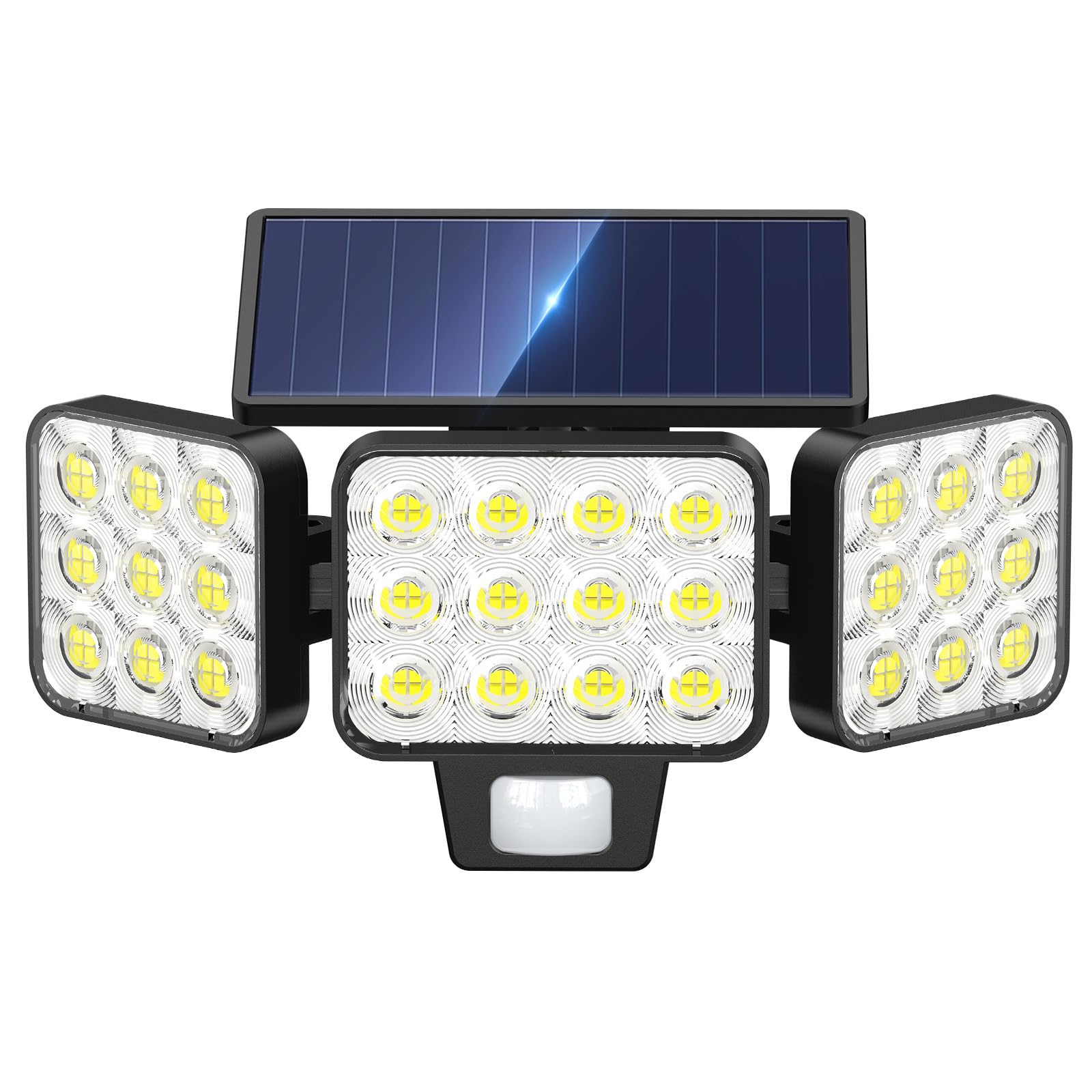 GEARLITE Solar Security Lights Outdoor Motion Sensor, 3500 LM Solar Lights Outdoor Garden with 270° Wide Illumination Angle