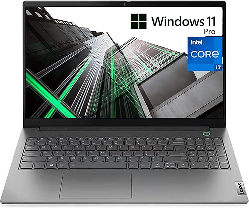 Lenovo ThinkBook 15 Gen 4 Pantalla IPS FHD de 15.6 pulgadas, Intel 10 Core i7-1255U, 16 GB de RAM, NVME de 1 TB, bisel estrecho, huella digital,