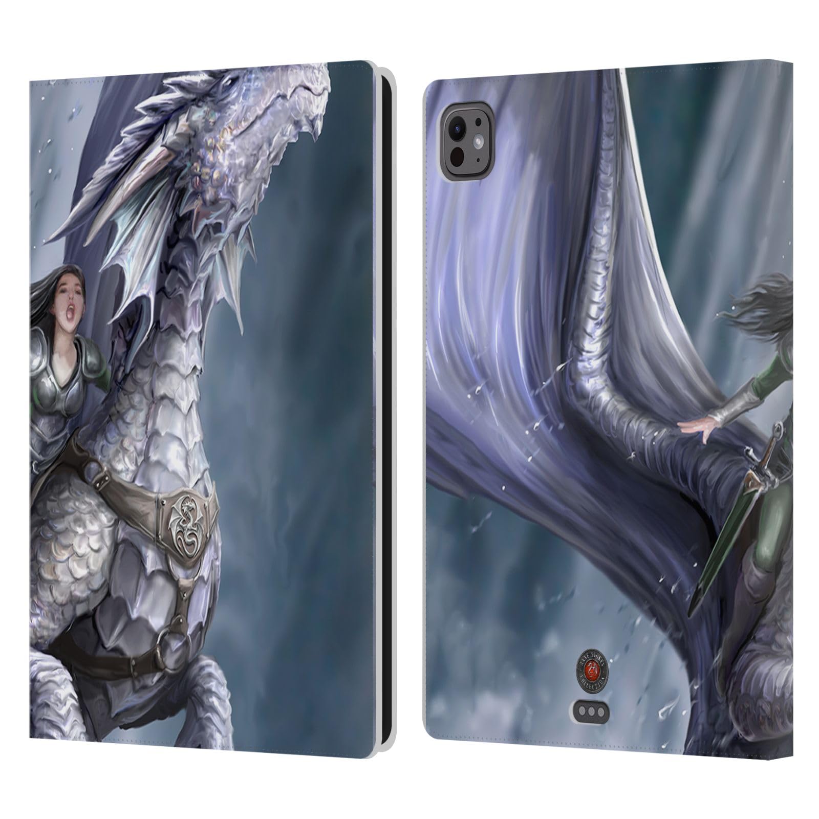 Étui portefeuille cuir iPad Pro 11 M4/M5 Anne Stokes premium - 7