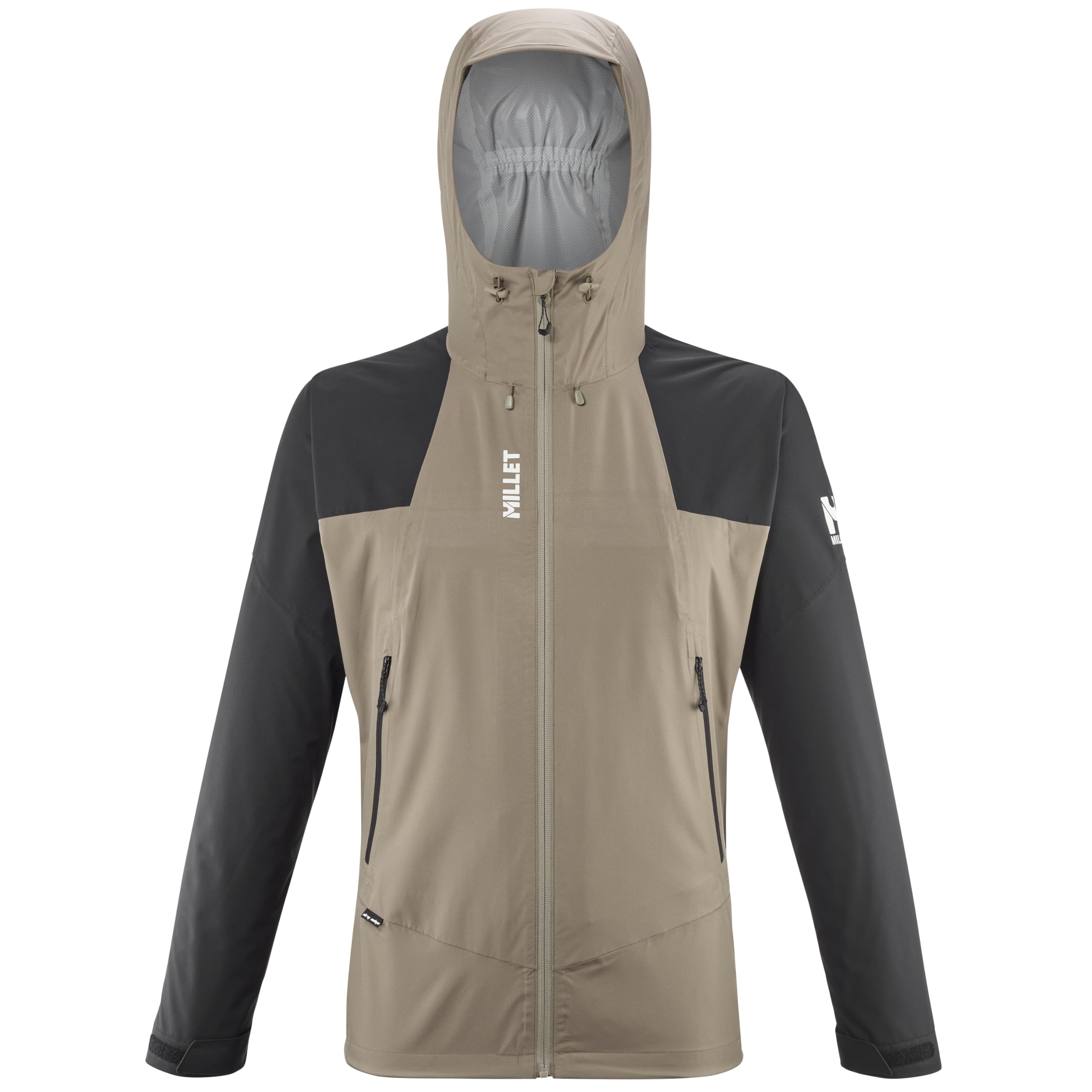 MILLET Veste De Randonnée Imperméable FITZ ROY III JKT M Homme Résistante Confortable Et Respirante DRYEDGE, Dorite/​Black, S