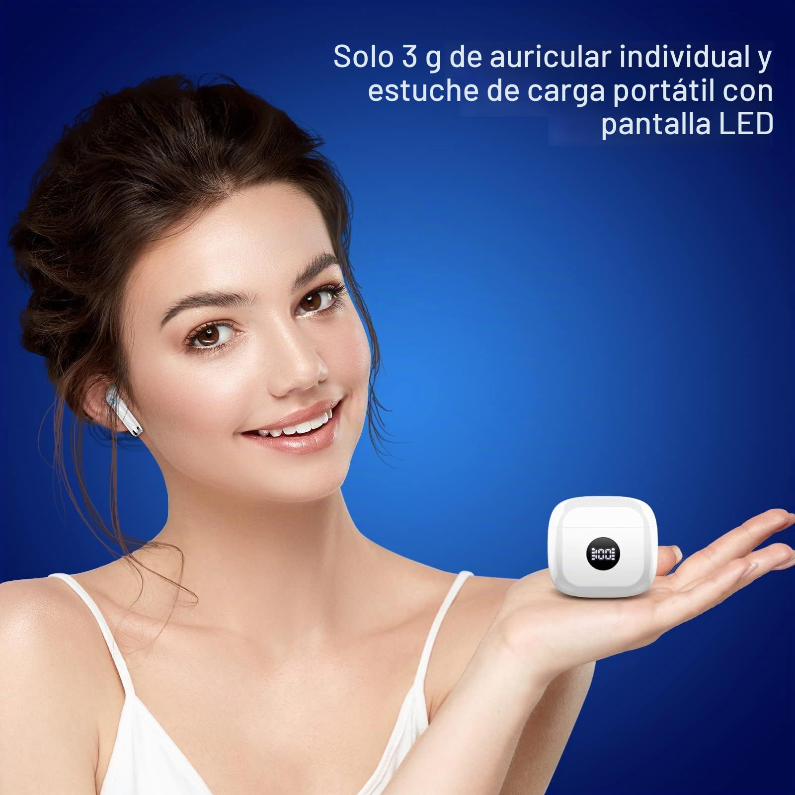 2026 Auriculares Inalámbricos Bluetooth 5.4, Auriculares Inalámbrico 40H | HiFi Estéreo, 4 ENC Cancelación de Ruido Micrófonos, Cascos Inalámbricos, Carga Rápida USB-C, Audifonos IP7 Impermeable