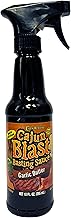 Cajun Blast Seasoned Basting Spray - Garlic Butter -10 oz BBQ Spray Bottle, All Natural Cajun Seasoning from Louisiana, Cajun BBQ spray that goes well with Beef, Chicken, Pork, Seafood, and Vegetables