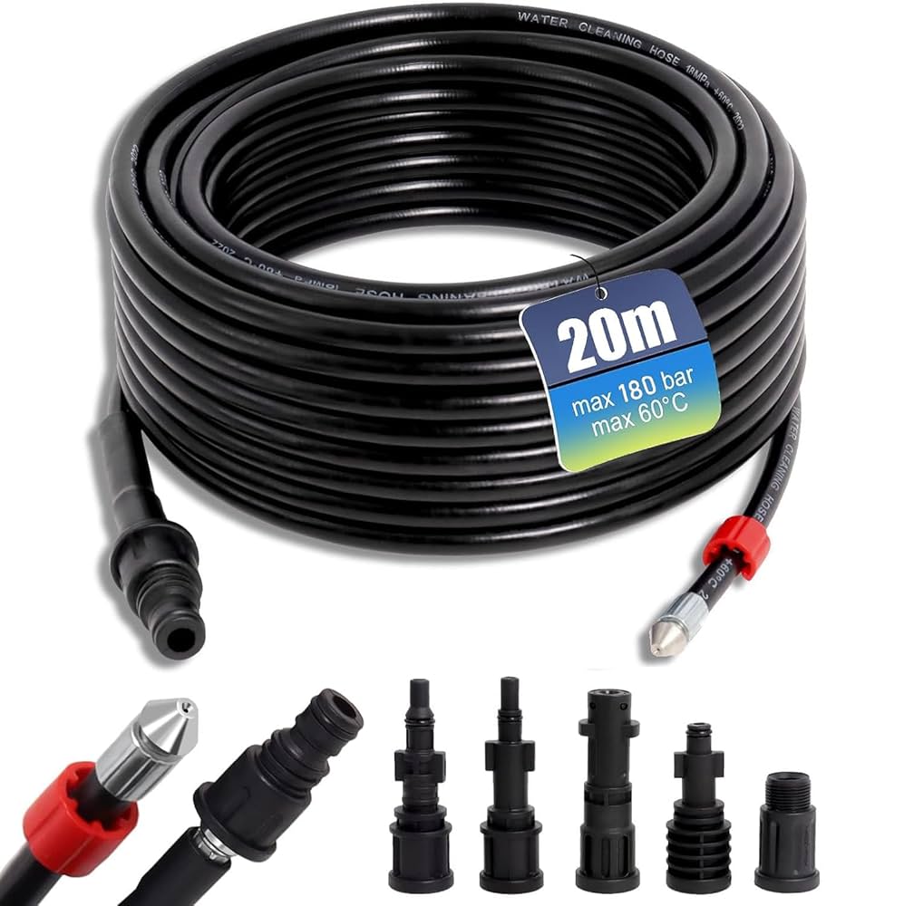 Amazon.co.jp: ケルヒャー対応パイプクリーニングホース 20M