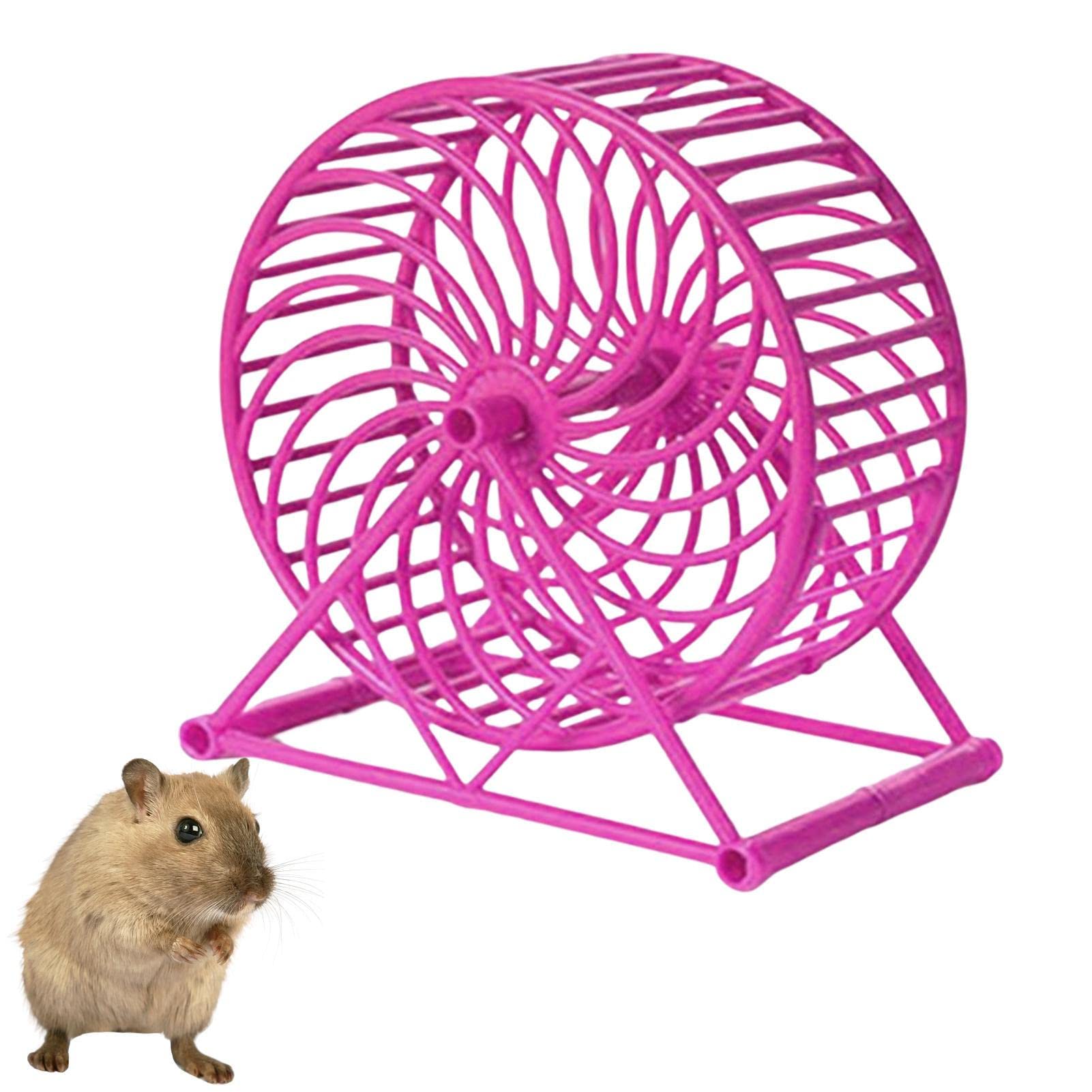 ejercicio para hámster | hámster con soporte, rueda para jaula,jaulas hámster, rueda silenciosa para mascotas pequeñas para jerbos, ratones, hámsters Fengr-uk