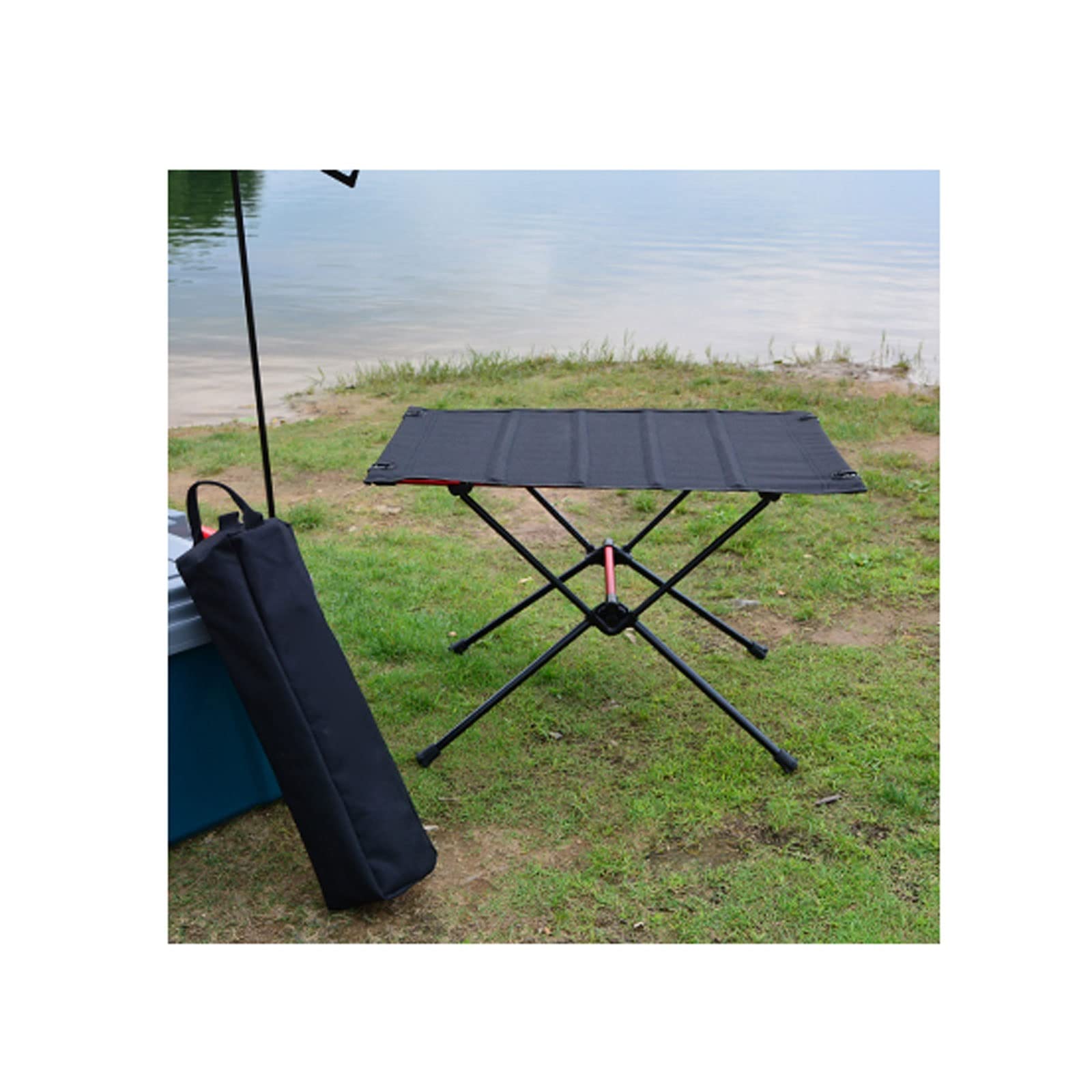 Ledeak Tavolo da Campeggio Leggero Pieghevole in Alluminio Portatile con Borsa da Trasporto, Tavolino per all'aperto per Picnic, Spiaggia, Escursionismo, Viaggi, Pesca (Grigio, Grande Ledeak Tavolo da Campeggio Leggero Pieghevole in Alluminio Portatile con Borsa da Trasporto, Tavolino per all'aperto per Picnic, Spiaggia, Escursionismo, Viaggi, Pesca (Grigio, Grande
