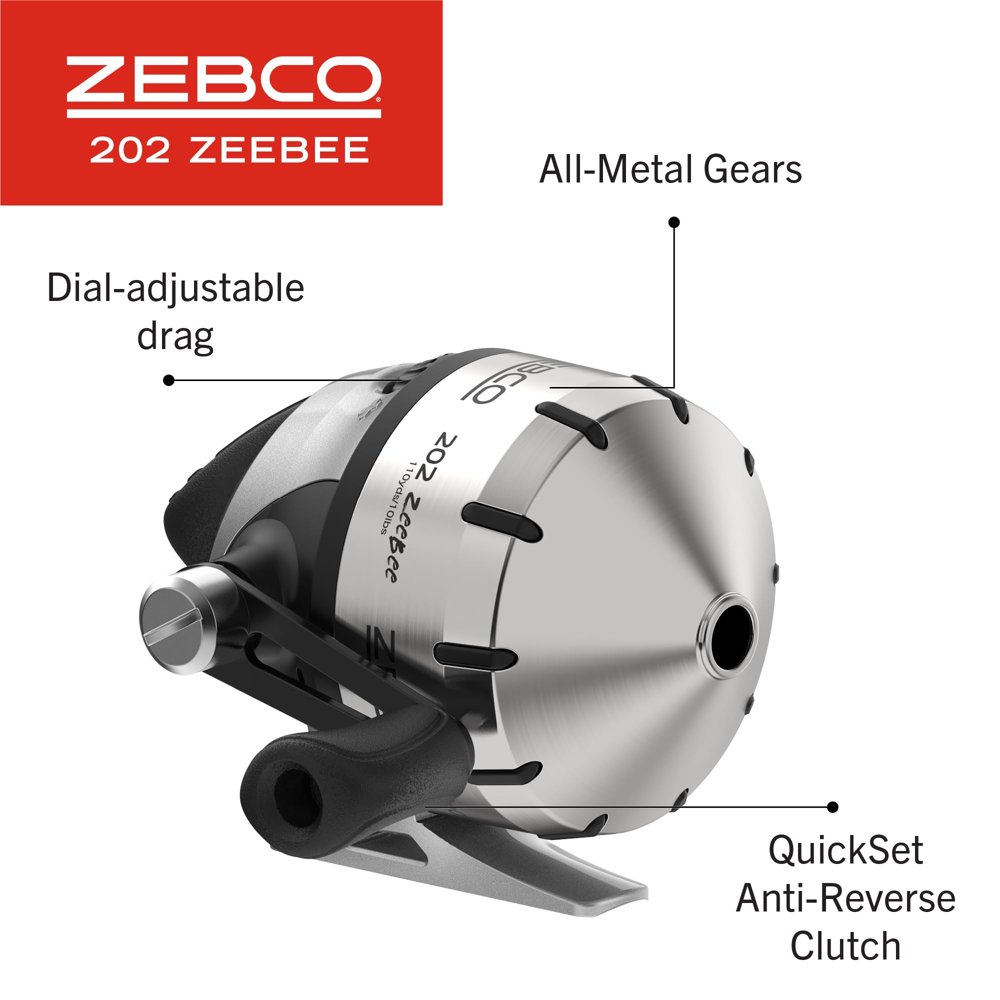 Amazon.com: Zebco 202 Zeebee Spincast Reel and Fishing Rod Combo