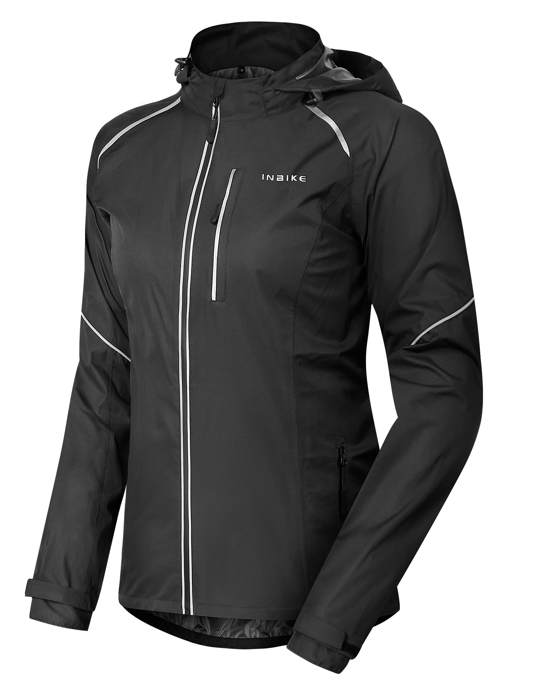 INBIKE Veste de Pluie Cyclisme pour Femme Imperméable Tenue Intersaison Respirant Légère Coupe-Vent Femme Imperméable Sport de Plein Air WB810