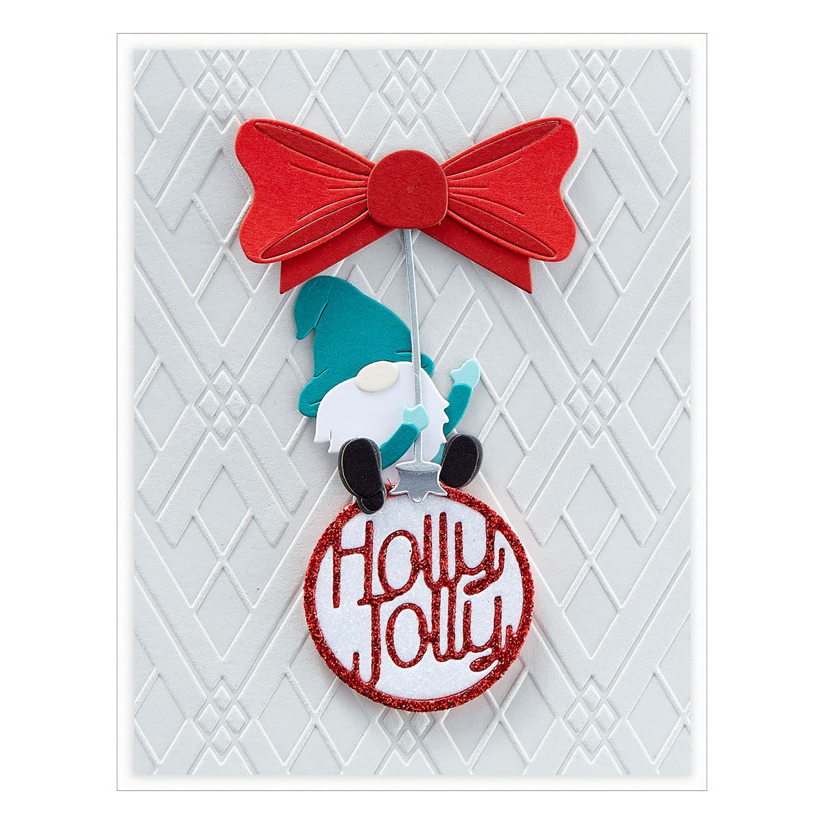 Spellbinders - Gnomo Di Natale - Decorazione E Fustella Per Crafting E Hobby Creativi