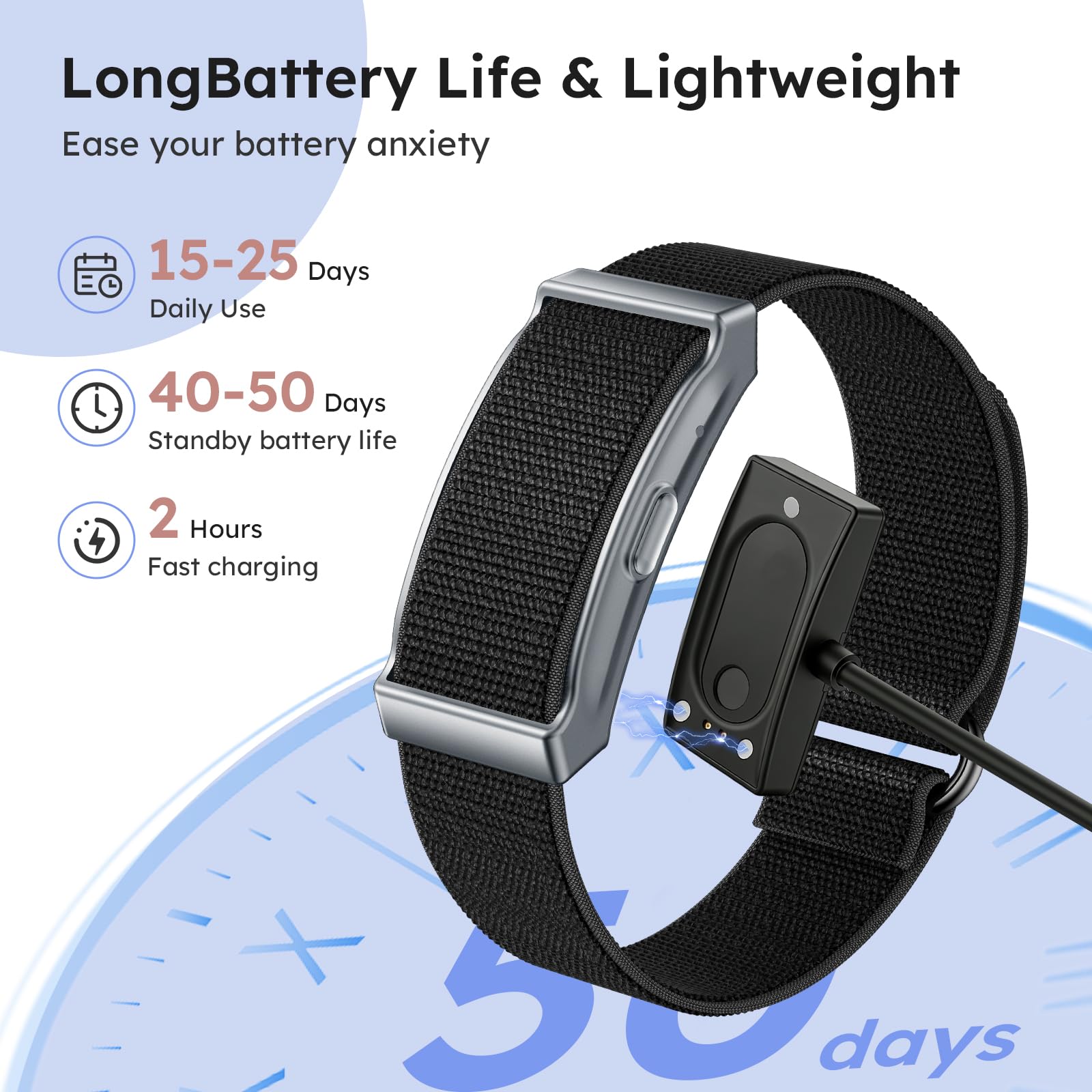 Braccialetto intelligente per uomo e donna, braccialetto intelligente per fitness, cardiofrequenzimetro/monitoraggio del sonno/contapassi/promemoria di chiamata, modalità sportive multiple IP68