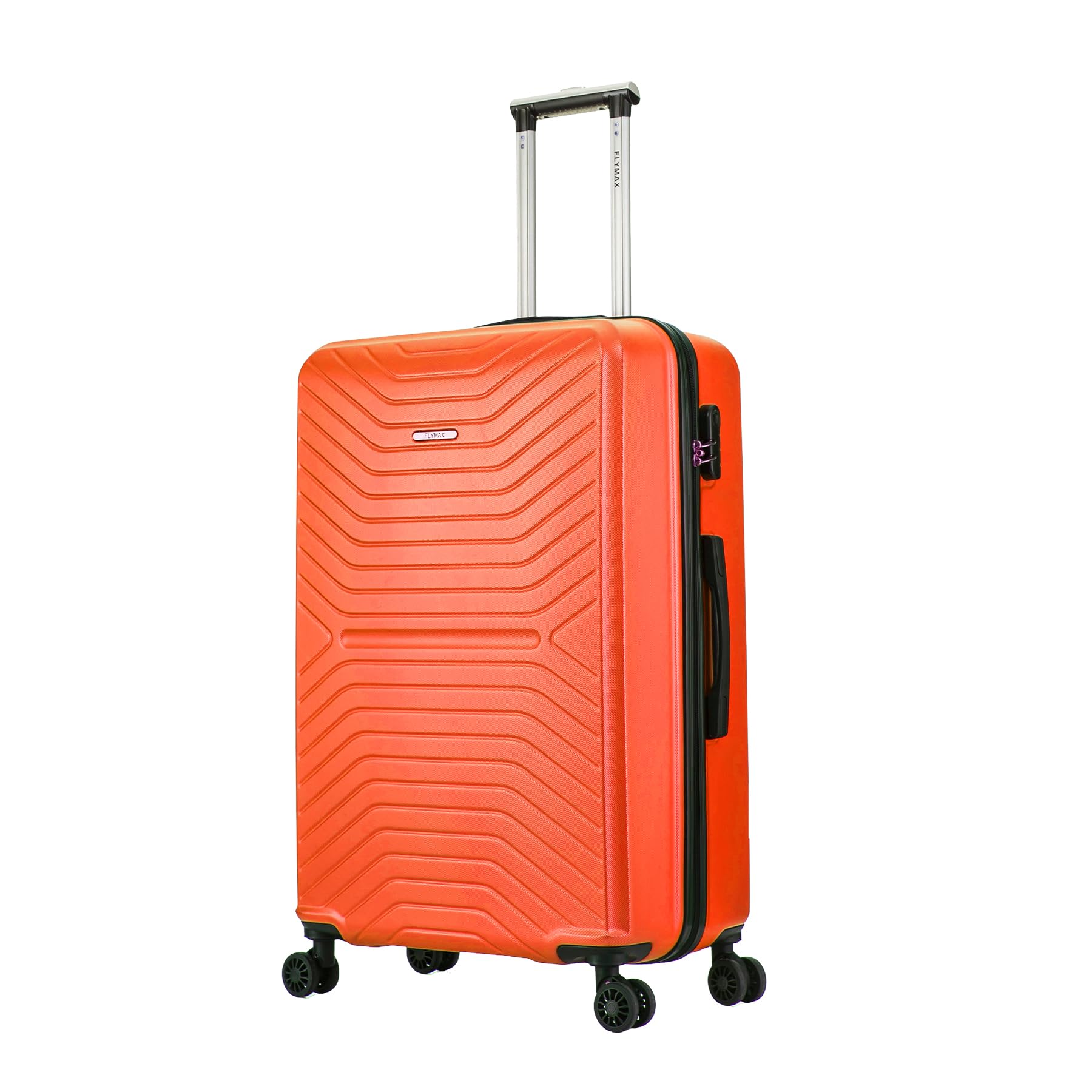 FLYMAX29" Large Suitcase 4 Wheel Lightweight Luggage Hard Shell Travel Case Hold Check in Fits 23kg - 27kg + 3 Digit Lock Suitcase Large + Telescopic Handle 100 Litre Capacity