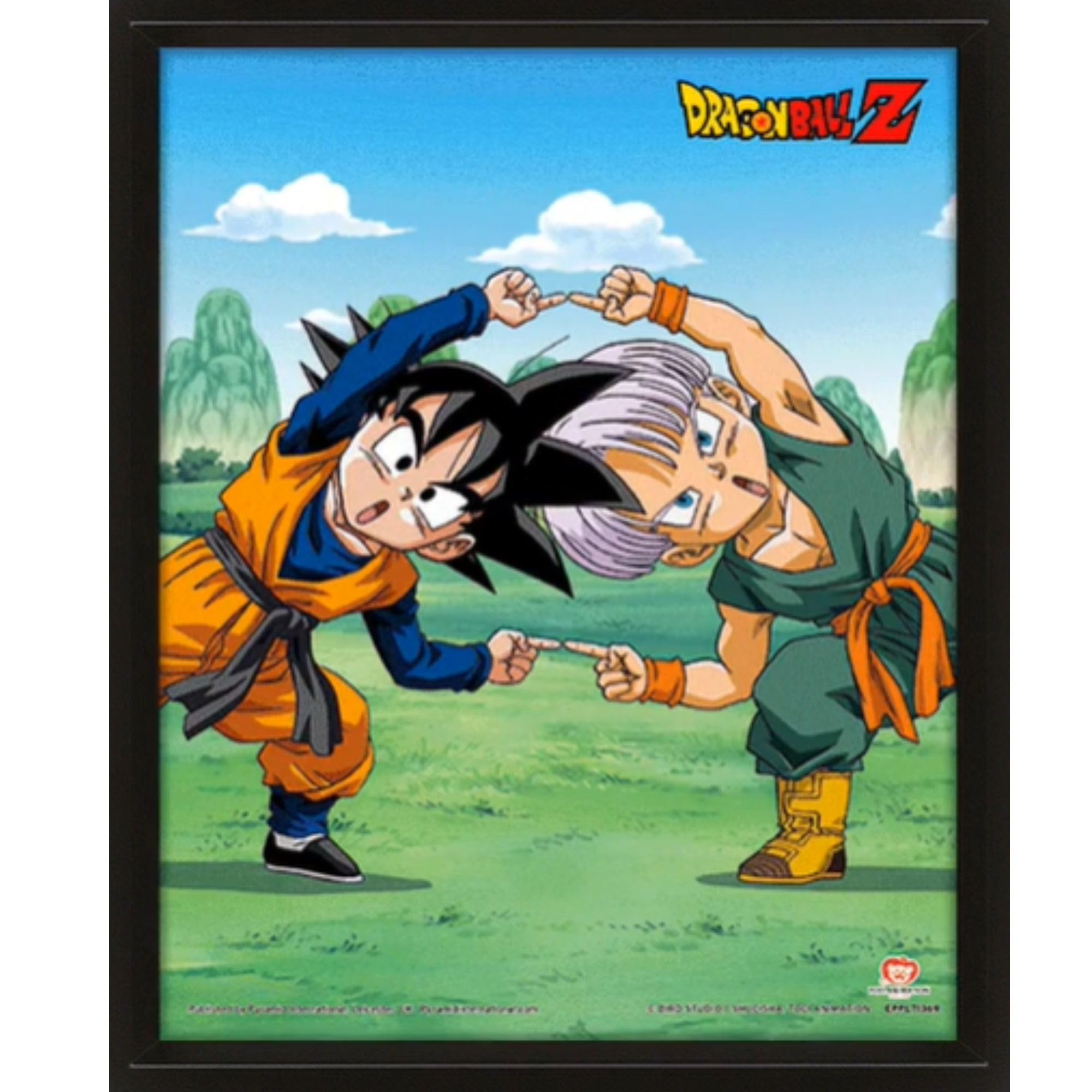 Pyramid International – Cadre lenticulaire 3d - Vrai effet de mouvement et de profondeur – Dragon ball super - Fighters z – Idée cadeau anniversaire