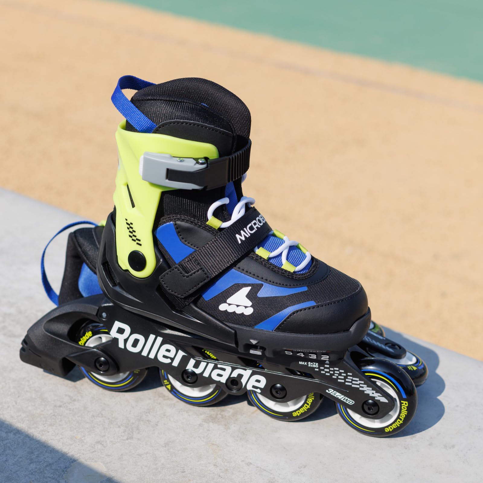 Rollerblade Microblade 2025 Rollers en Ligne Noir/Bleu