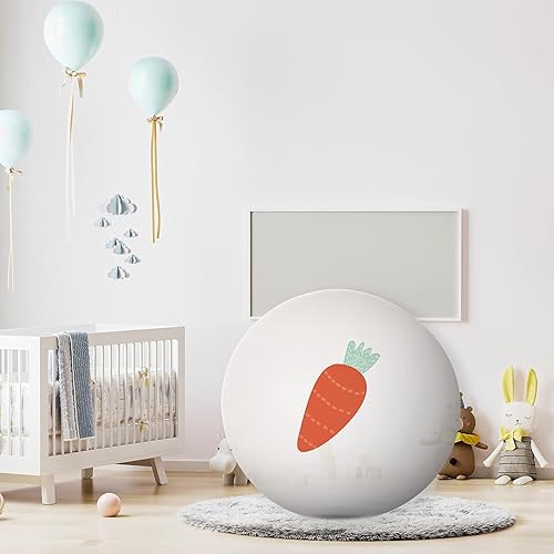 Miniatura 5 de Leitee 2 globos gigantes de 72 pulgadas, redondos, de látex, huevos humanos, gigantes, globos inflables para decoración de cumpleaños, bodas