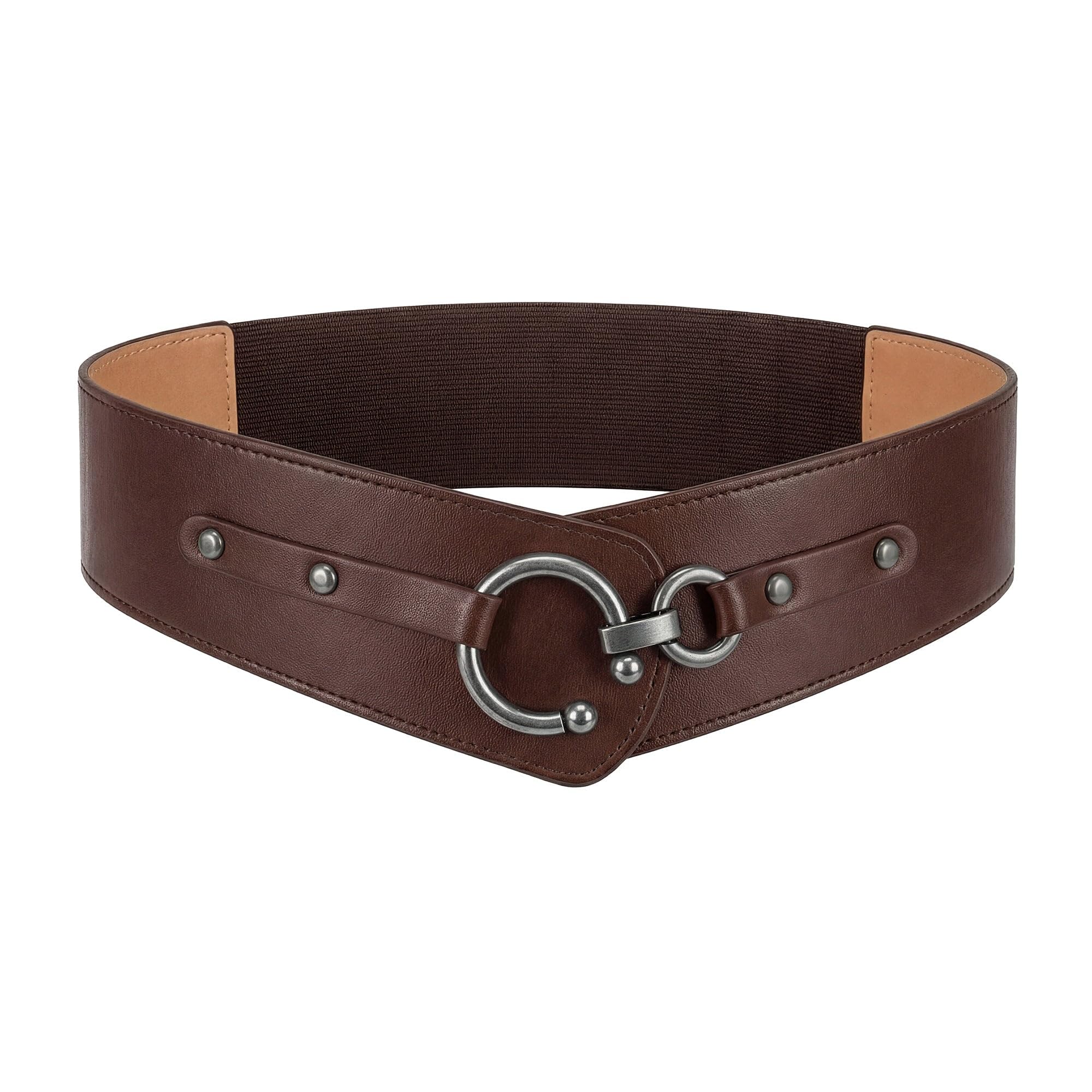 BlackButterfly Wide Elastic Stretch Retro Metal Interlock  display picture 3