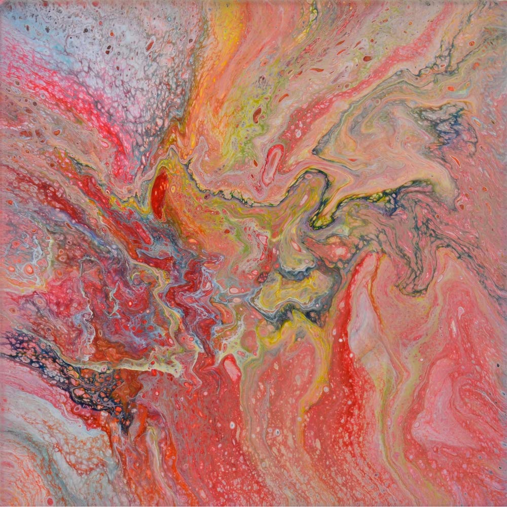 Viva Decor Pouring Fluid 3 Liter Transparent für Leinwand & Staffelei. Für Gießanwendungen & Fließtechniken mit Acryl Farbe. Geeignet als Gieß-Farbe für Puddle-Pouring Dirty-Pouring Flip Cup
