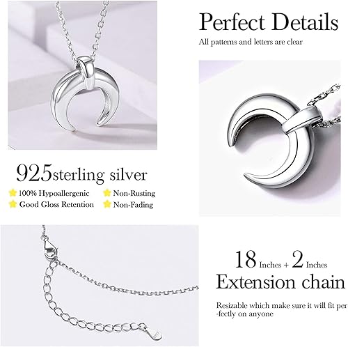 Miniatura 4 de ChicSilver Coin Necklace Sterling Silver Vintage Round Circle Disc Dainty Coin Pendant Necklaces for Women (with Gift Box)