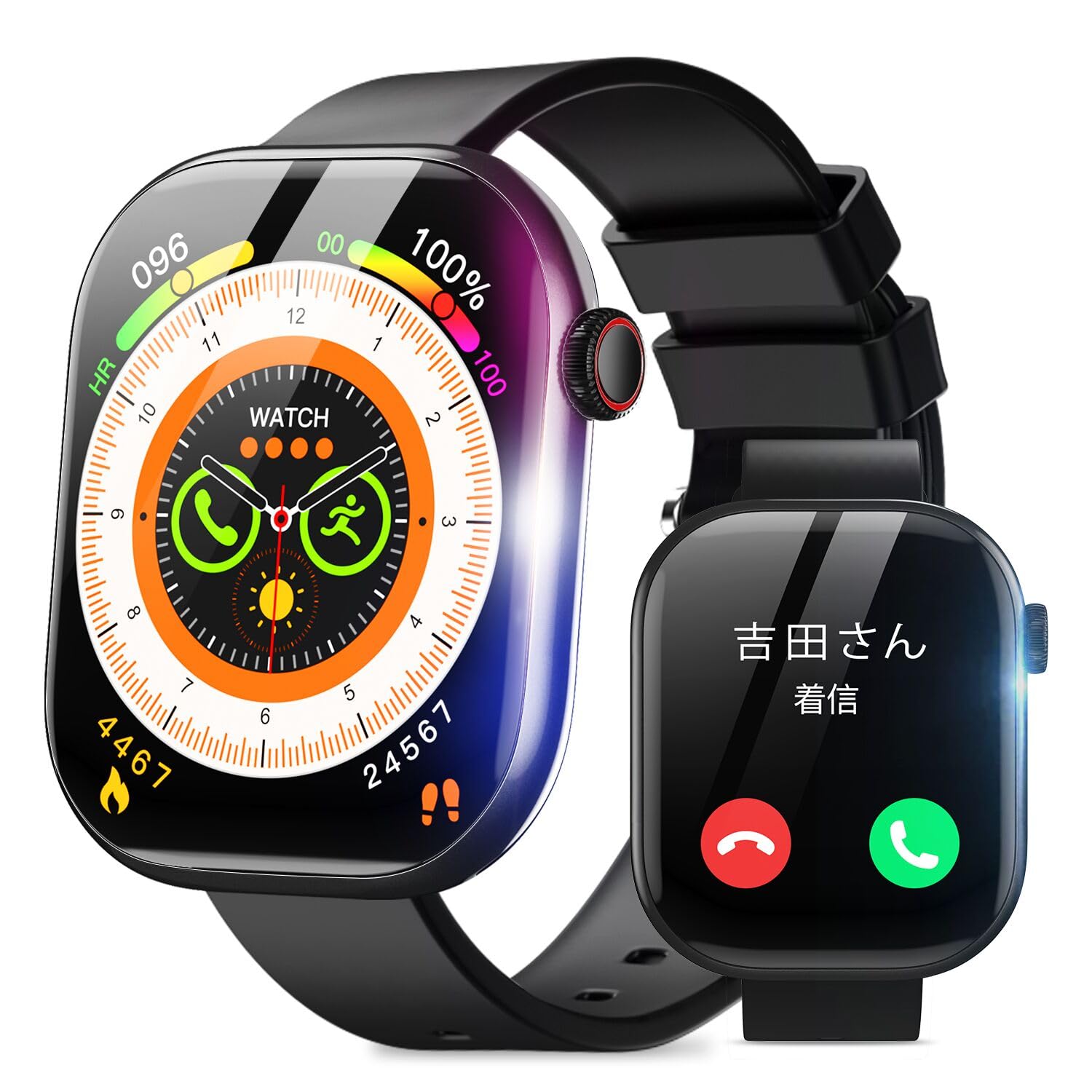 Amazon | スマートウォッチ 【2026新登場 2.08インチ超大画面】 iPhone