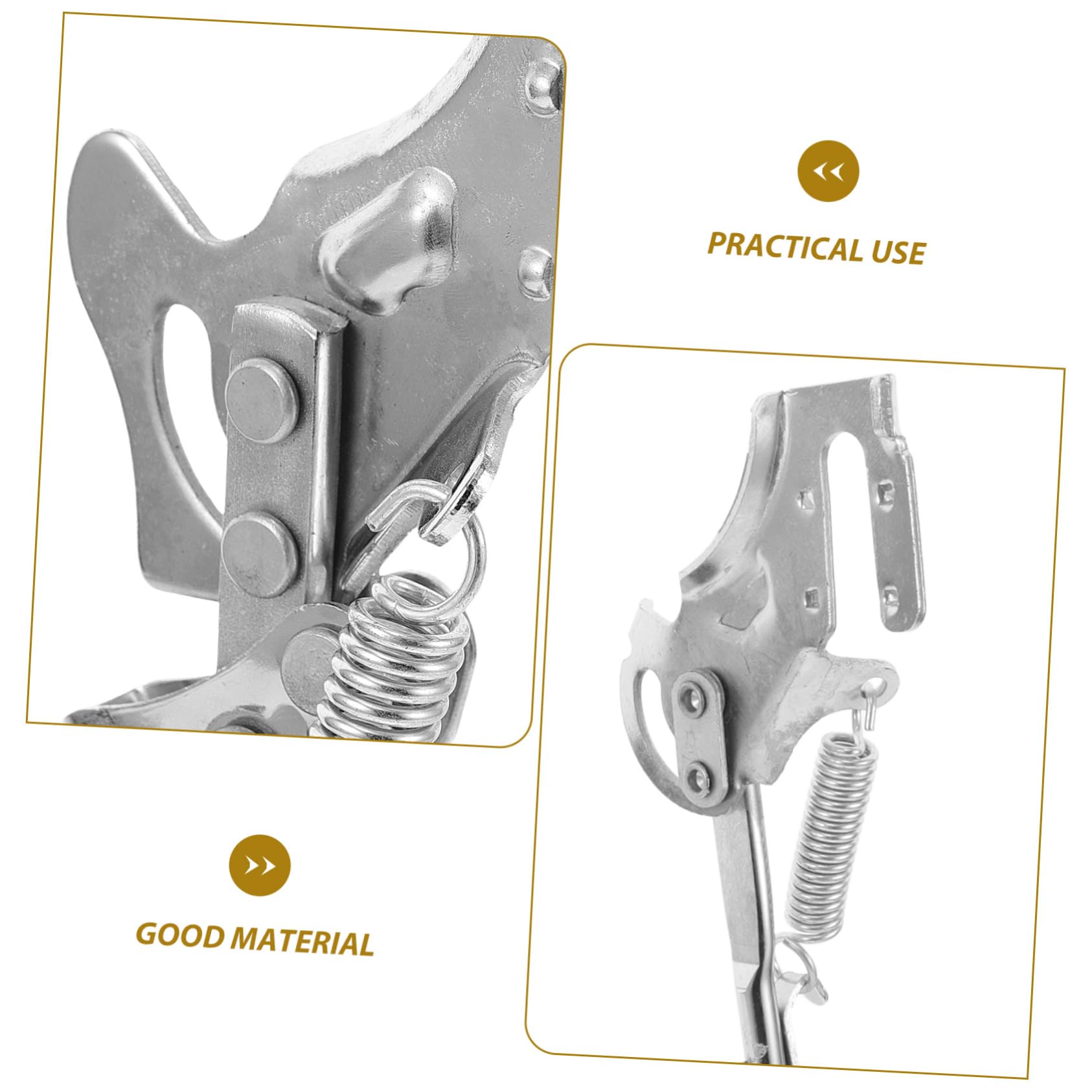 Anneome Béquille Double Réglable en Acier pour Électrique Support Stable et Solide pour Stationnement Accessoire de Scooter Électrique Compatible Divers Modèles