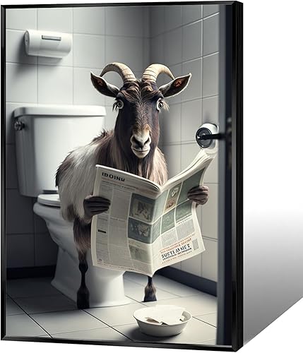 Vista 11 de KOEUIRW Divertido lienzo de baño Golden Retriever para pared, póster de perro lindo en el inodoro, impresiones de animales en blanco y negro