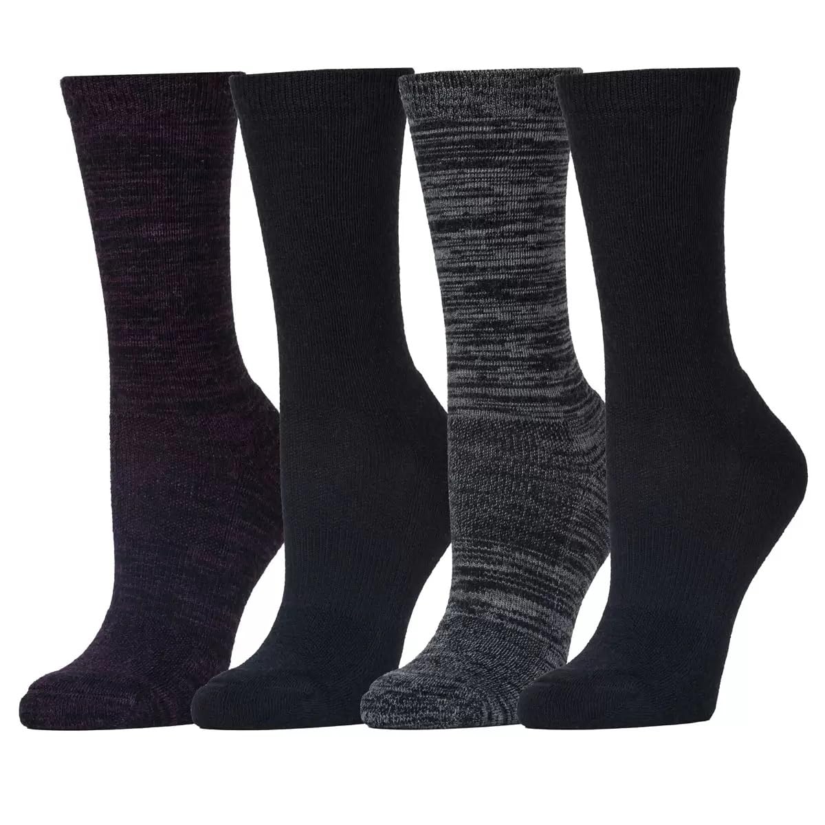 KIRKLANDSignature Women's Crew Fine Merino Wool Trail Socks Multipack