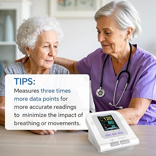 Miniatura 4 de CONTEC Monitor de presión arterial completamente automático Brazalete superior del brazo 3 modo 3 puños esfigmomanómetro electrónico 300 juegos de