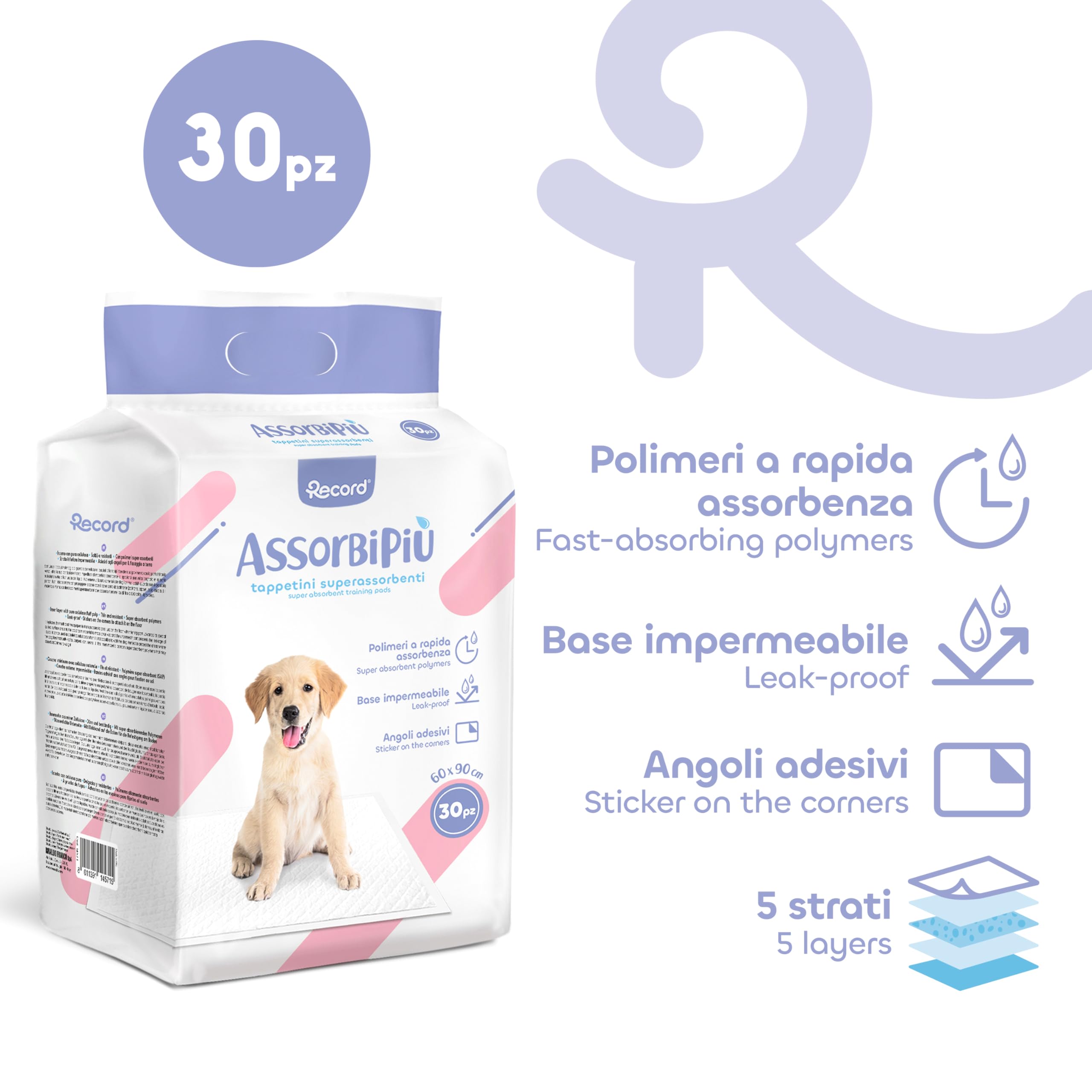 PANNOLINI ASSORBENTI PER CANI TAGLIA S PICCOLA PANNOLINO TRAVERSINA