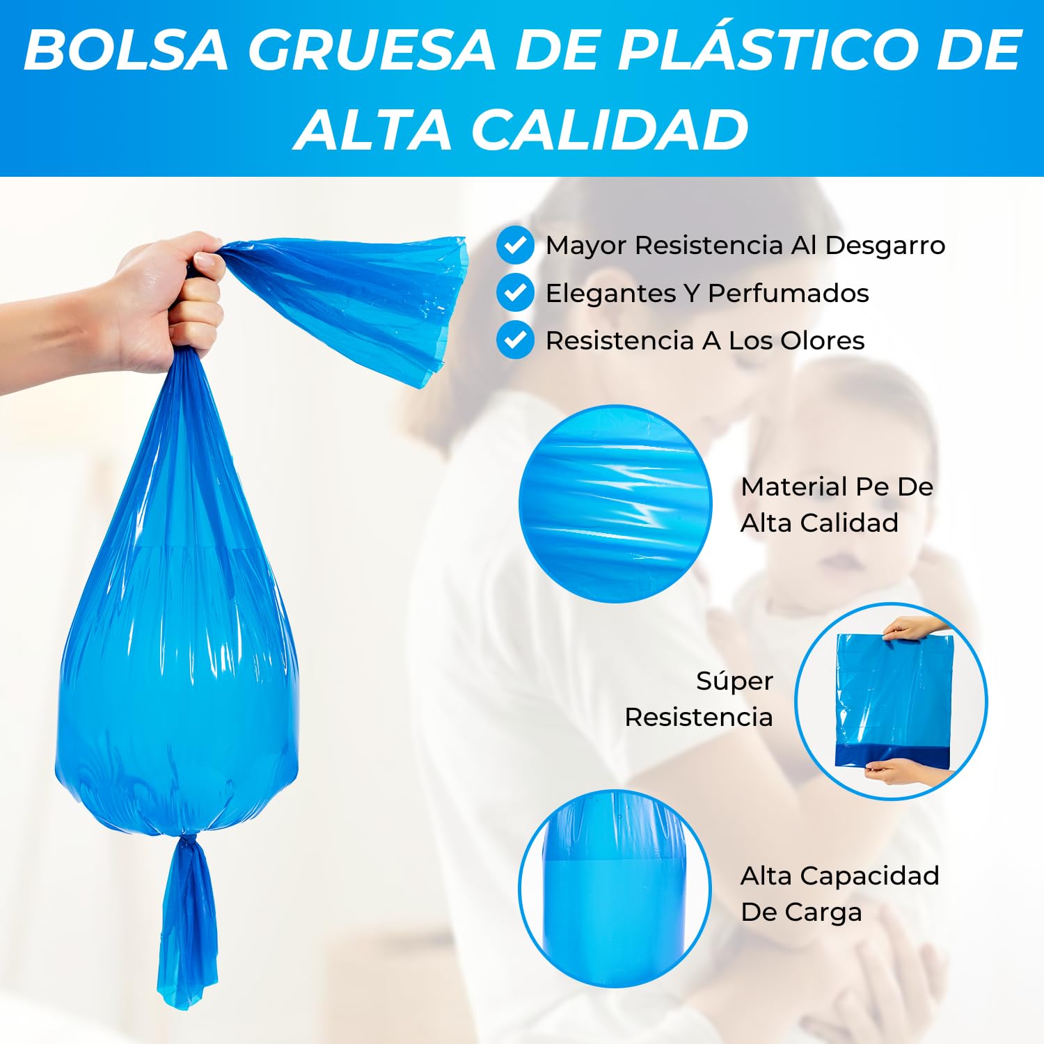 16 Recambios Compatibles con Tommee Tippee Twist & Click, Sangenic Tec, Simplee Sangenic y LitterLocker – Bolsas Perfumadas 4,5 Metros Antiolor