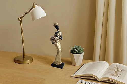 Miniatura 2 de Lescafita Estatuas y esculturas africanas para decoración del hogar, figuras tribales de arte de 15 pulgadas para decoración de sala de estar,