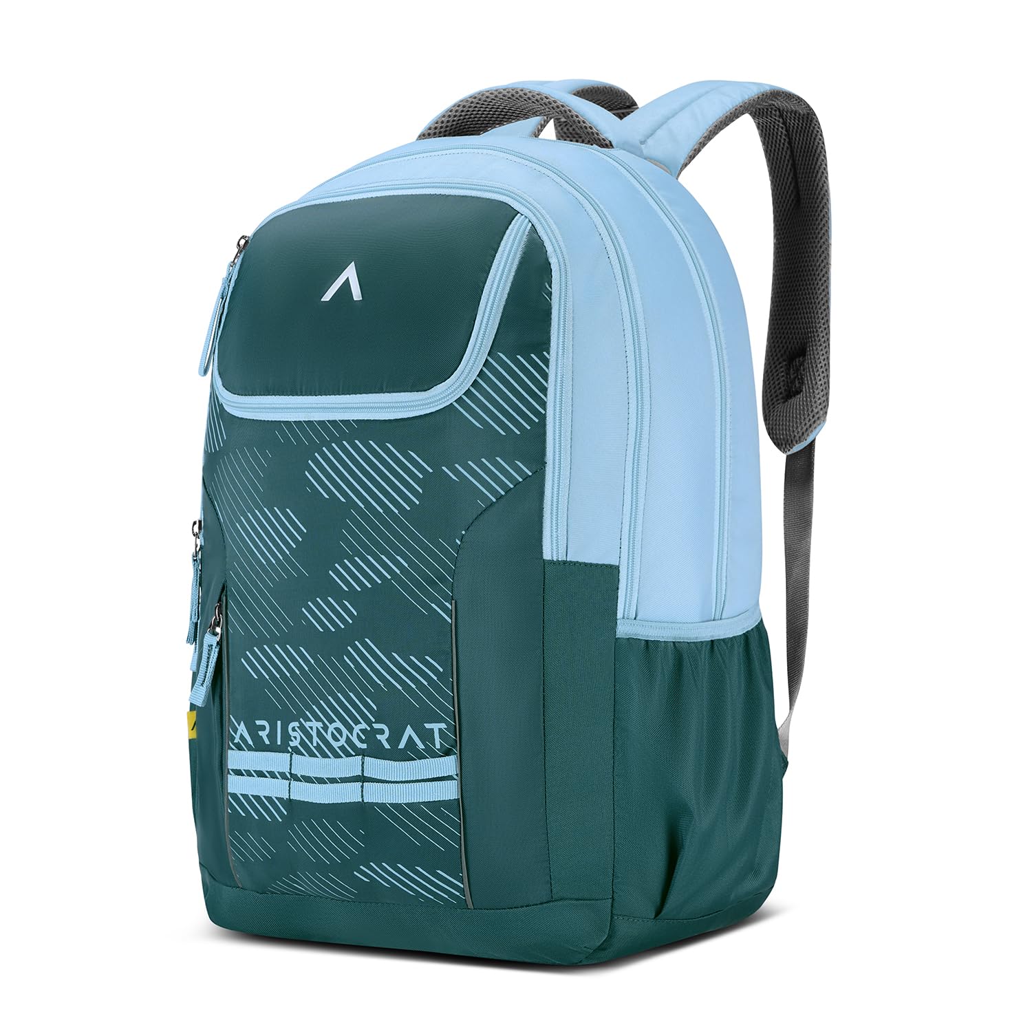 aristocrat NRG Casual Backpack 42L | 3 Compartments with 2 Quick-Access Front Pocket | Padded Shoulder Straps & Side Bottle Holders | Sturdy Zipper | Office & Travel Backpack for Men & Women-picture-41